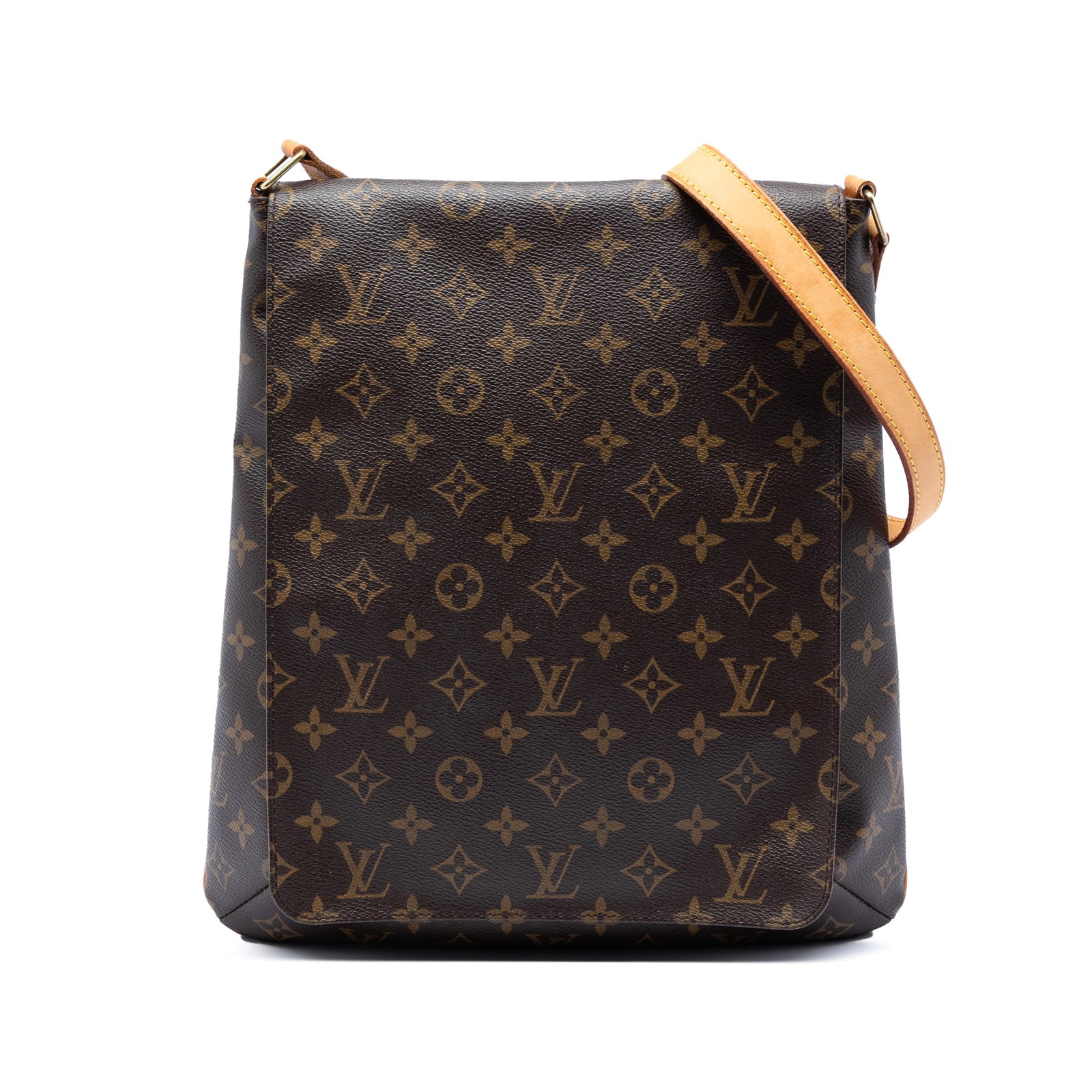 Louis Vuitton Musette Salsa monogram canvas shoulder bag: Louis Vuitton Musette Salsa monogram canvas shoulder bag The Louis Vuitton Monogram Musette Salsa Long Strap bag features a classic monogram canvas body, complemented by an adjustable flat vachetta le