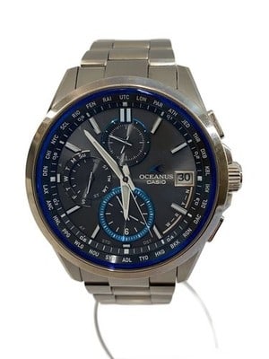Casio Oceanus OCW-T2600-1AJF Solar Radio Men's Wristwatch: Casio Oceanus OCW-T2600-1AJF Solar Radio Men's Wristwatch This Casio Oceanus OCW-T2600-1AJF men's watch features solar-powered radio-controlled technology. The watch is in slightly used condition and 