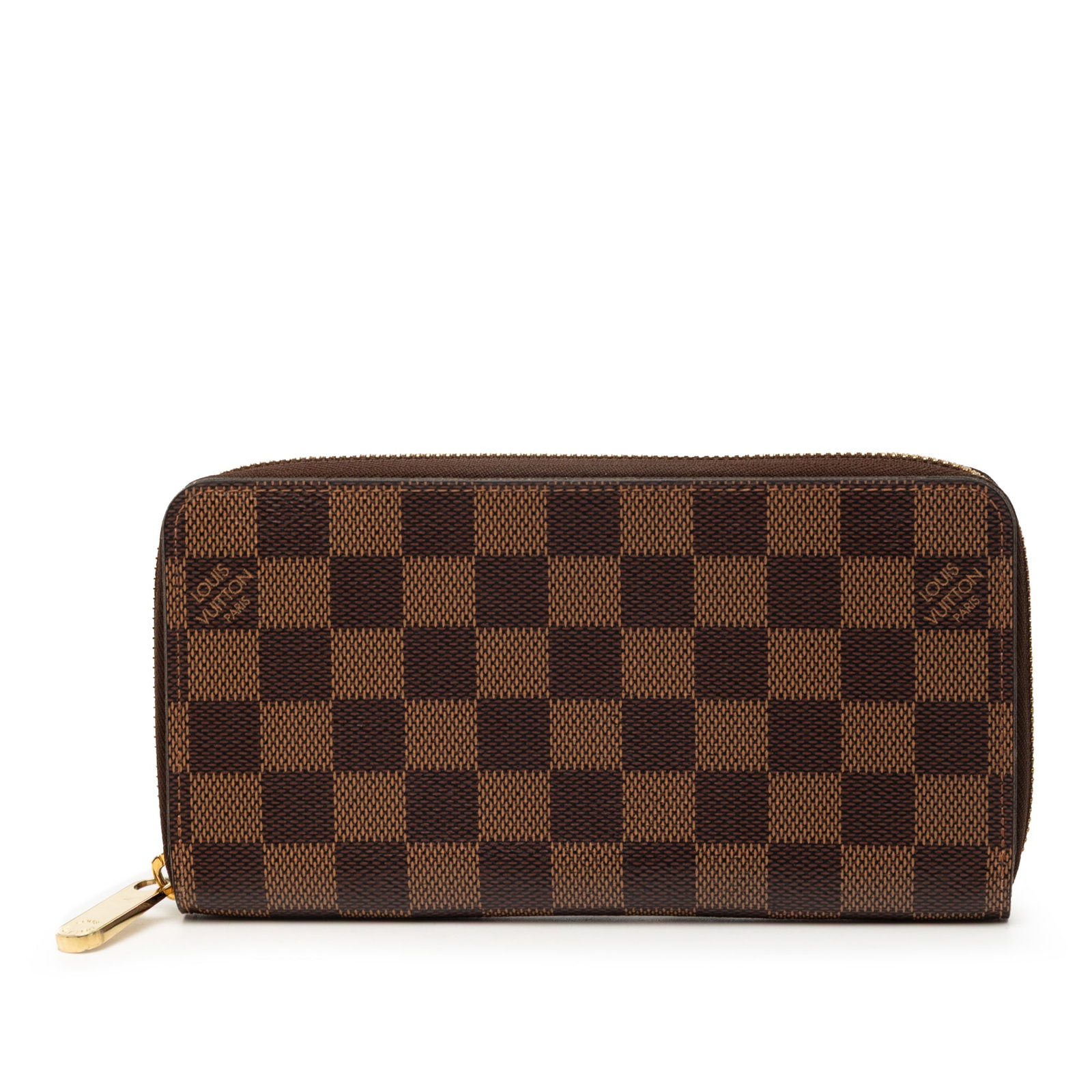 Louis Vuitton Zippy Wallet Damier Ebene Canvas with Zip Closure: Louis Vuitton Zippy Wallet Damier Ebene Canvas with Zip Closure This Louis Vuitton Damier Ebene Zippy Long Wallet is crafted from signature Damier Ebene canvas in brown. It features a zip-around closu