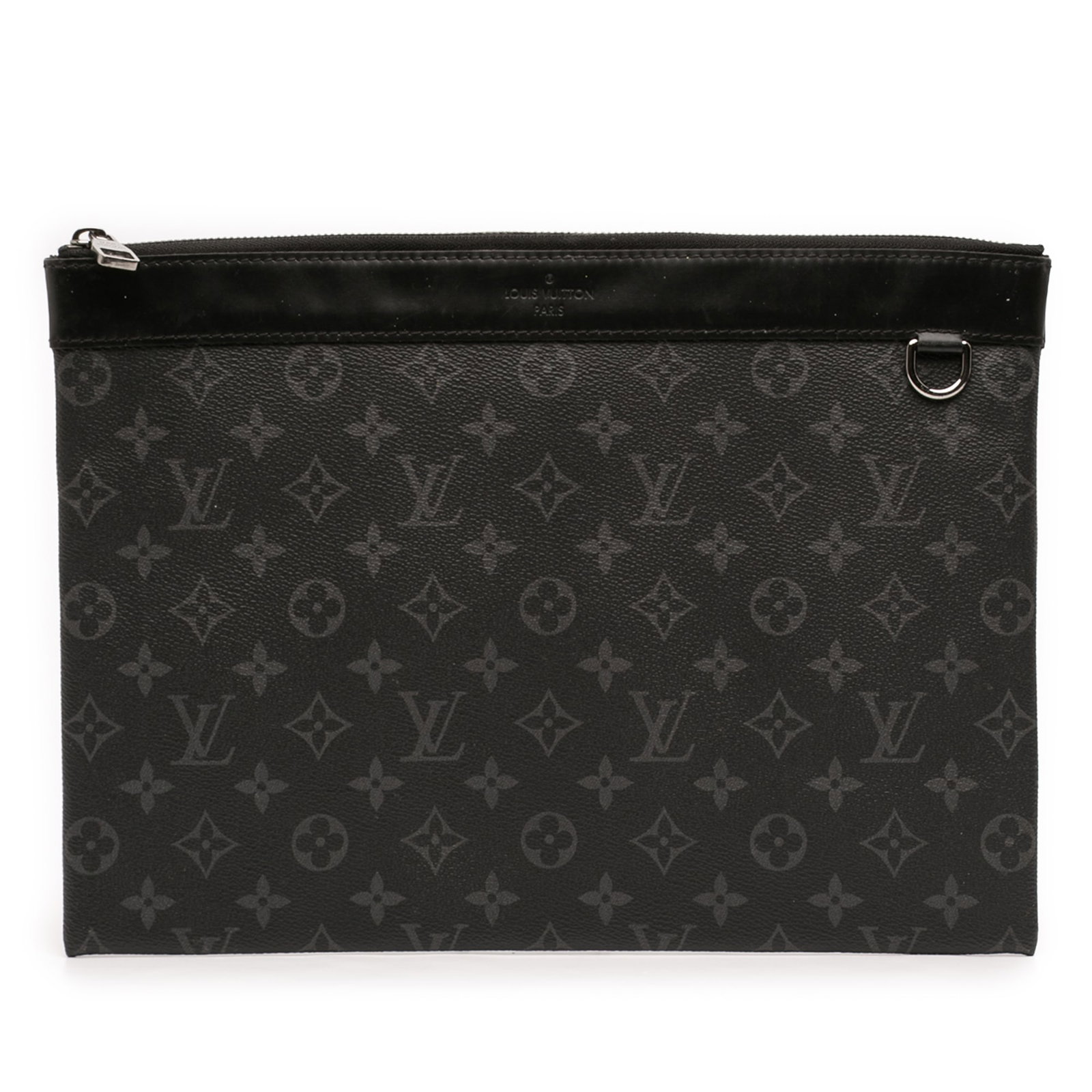 Louis Vuitton Discovery Pochette GM Monogram Eclipse Black Clutch (1 of 11)