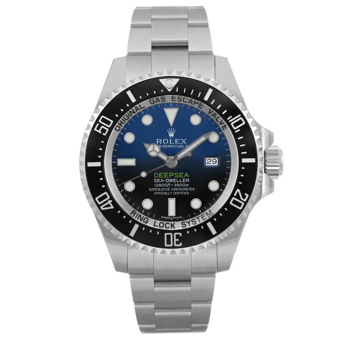 44mm Steel Rolex Deepsea James Cameron Diver Automatic Watch Model 116660: 44mm Steel Rolex Deepsea James Cameron Diver Automatic Watch Model 116660 The Rolex Sea-Dweller Deepsea James Cameron 44mm is a highly sought-after diver's wristwatch, featuring a stainless steel case