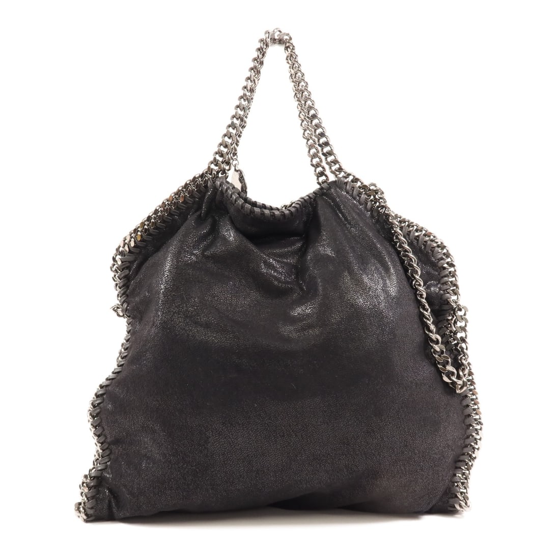Stella McCartney black polyester 2 way shoulder bag: Stella McCartney black polyester 2 way shoulder bag This Stella McCartney 2-way shoulder bag is crafted from black polyester and offers versatile carrying options. Designed for women, it features a sp