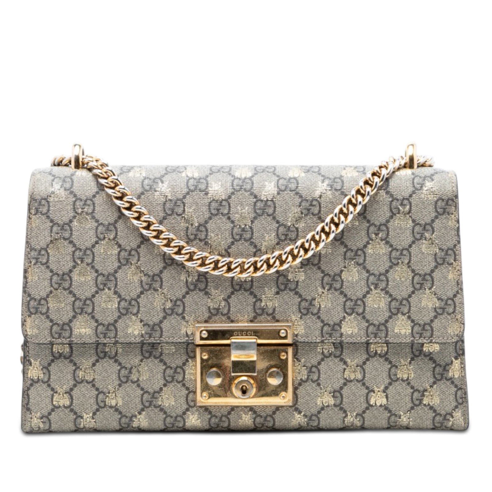 Gucci GG Supreme Bee Padlock Crossbody Bag (1 of 7)