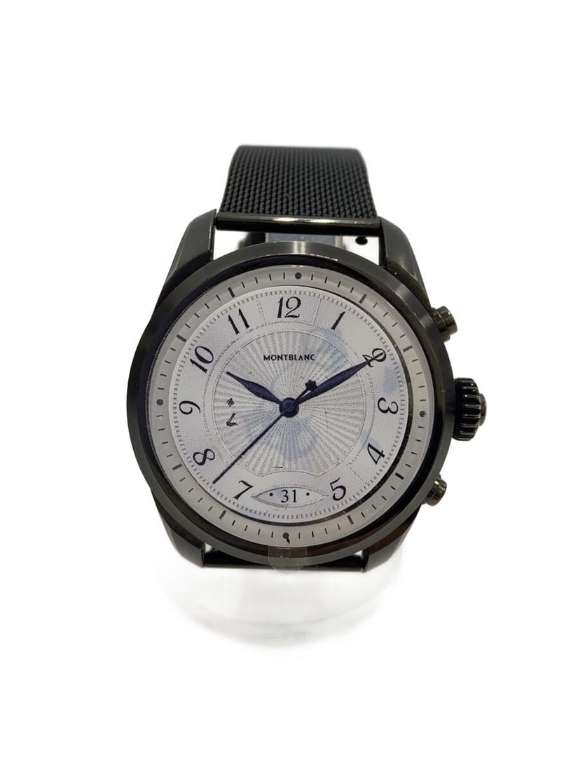Montblanc Summit2 Men's Swiss Wristwatch: Montblanc Summit2 Men's Swiss Wristwatch This is a Montblanc Summit2 S2T18 men's wristwatch, crafted in Switzerland. The watch is in slightly used condition, with a pre-owned rating of B. It features 