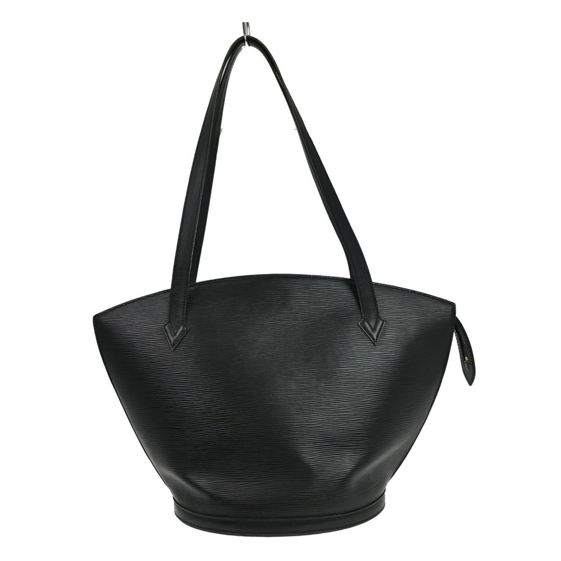 Louis Vuitton Saint Jacques Epi Leather Tote Black: Louis Vuitton Saint Jacques Epi Leather Tote Black This Louis Vuitton Saint Jacques Shopping tote features the brand's signature Epi leather exterior in red with a textured finish and gold-tone hardwa