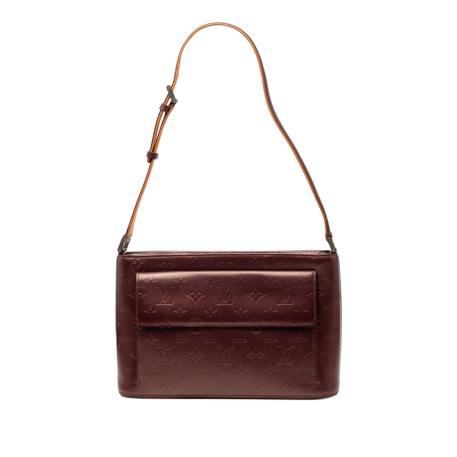 Louis Vuitton Alston red monogram mat leather bag (1 of 7)