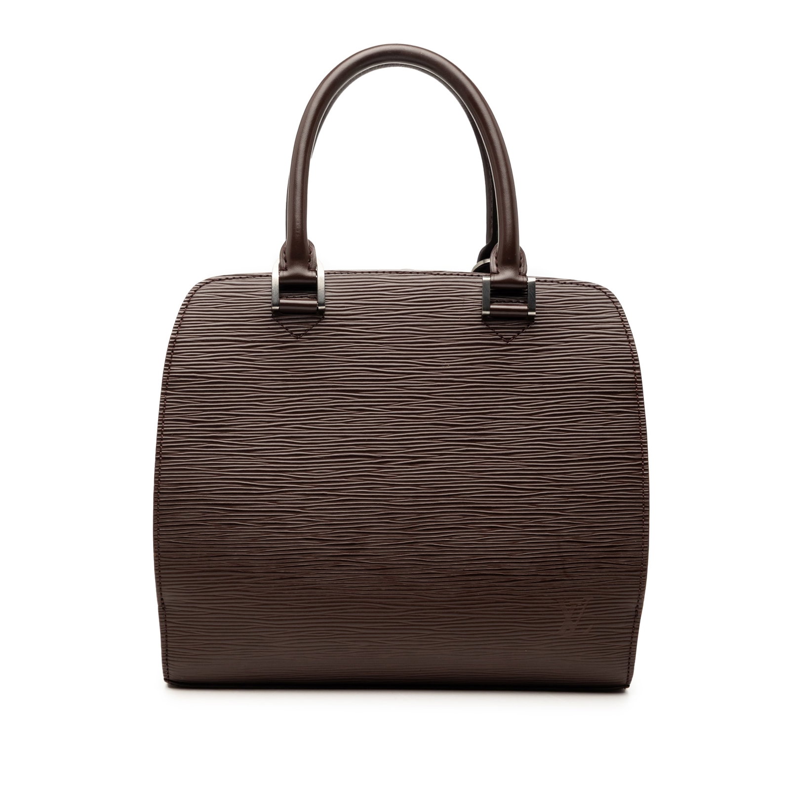 Louis Vuitton Pont Neuf PM Epi Leather Brown Bag: Louis Vuitton Pont Neuf PM Epi Leather Brown Bag The Louis Vuitton Epi Pont Neuf PM is a structured handbag crafted from distinctive epi leather in a brown hue. It features rolled handles, a secure to