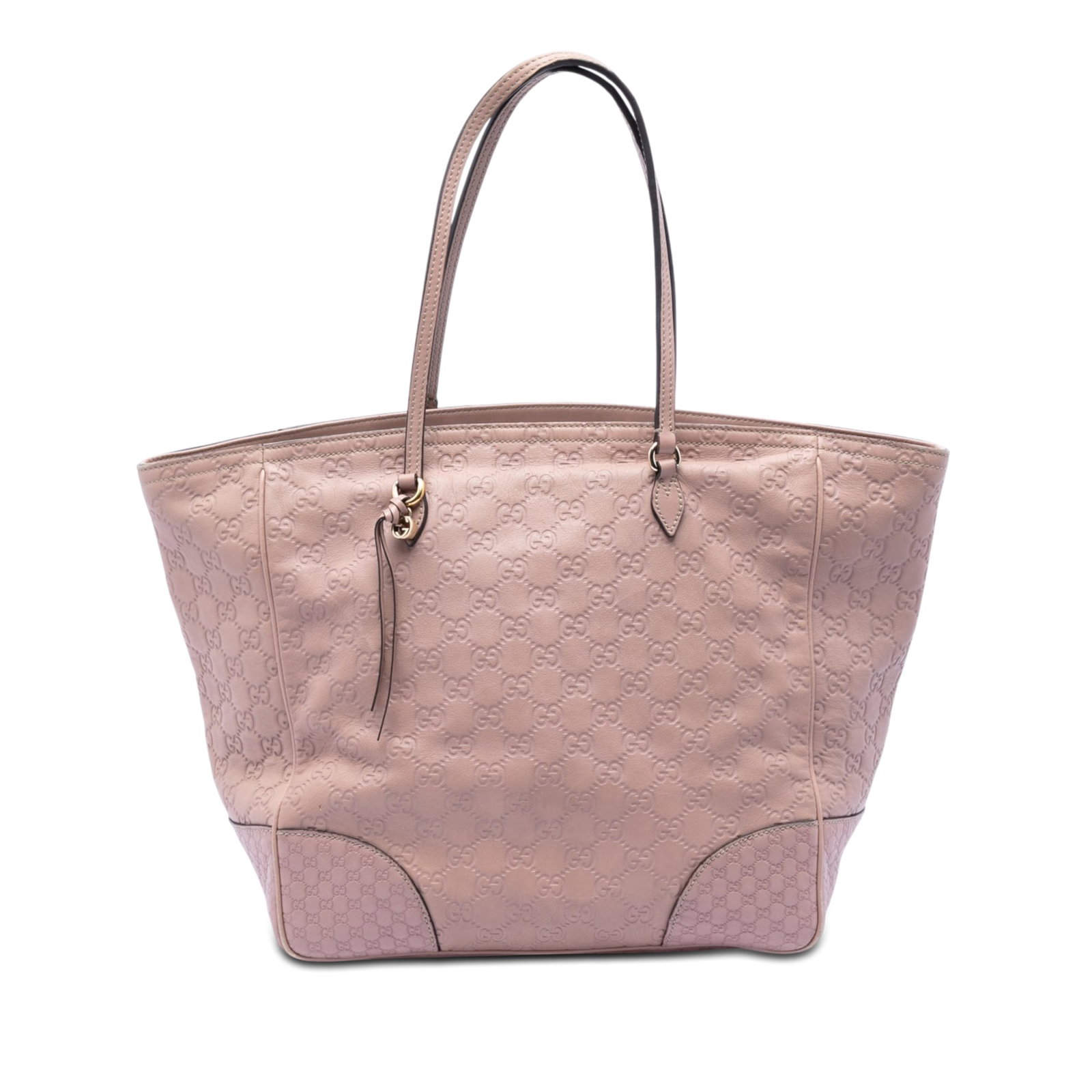 Gucci Guccissima Pink Leather Bree Tote Bag: Gucci Guccissima Pink Leather Bree Tote Bag This Bree tote bag features a pink embossed leather exterior with flat leather handles, a top zip closure, and interior zip and slip pockets. The bag shows 