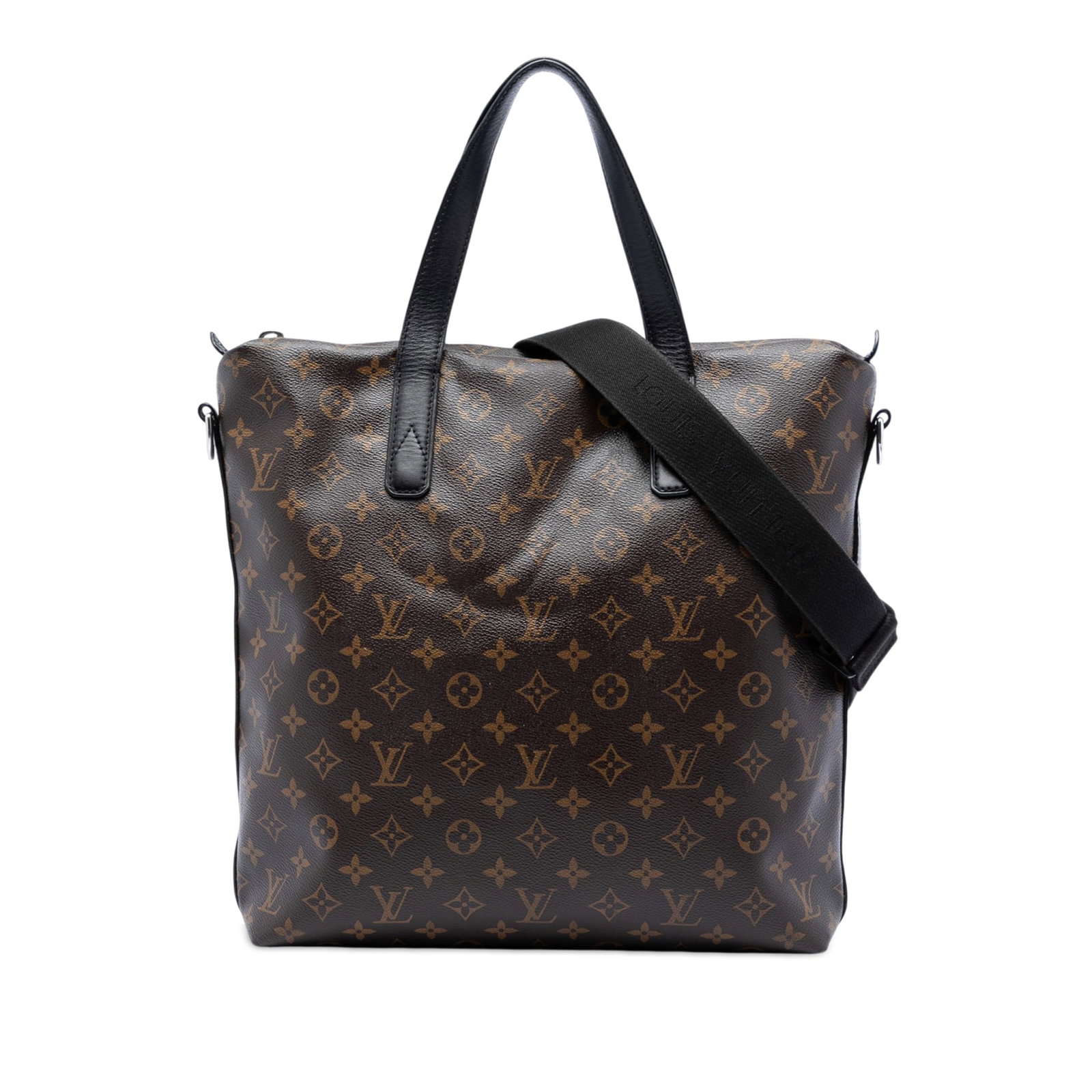 Louis Vuitton Kitan Monogram Macassar Bag: Louis Vuitton Kitan Monogram Macassar Bag This Louis Vuitton Monogram Macassar Kitan bag features the iconic monogram macassar fabric body with flat leather straps and a detachable flat strap for vers