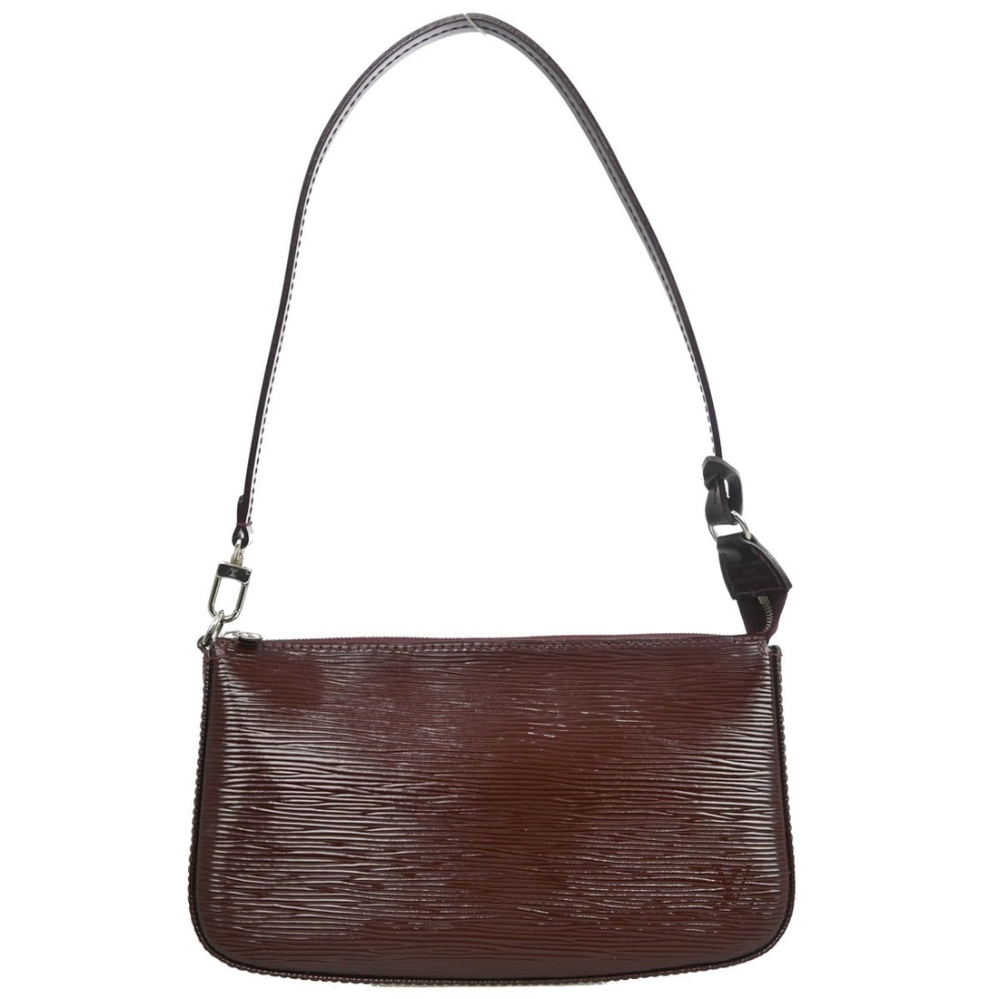 Louis Vuitton Pochette Accessoires Epi Leather Bordeaux Medium Handbag: Louis Vuitton Pochette Accessoires Epi Leather Bordeaux Medium Handbag This Louis Vuitton Pochette Accessoires handbag features the brand's signature Epi leather in a rich Bordeaux color. The medium-s