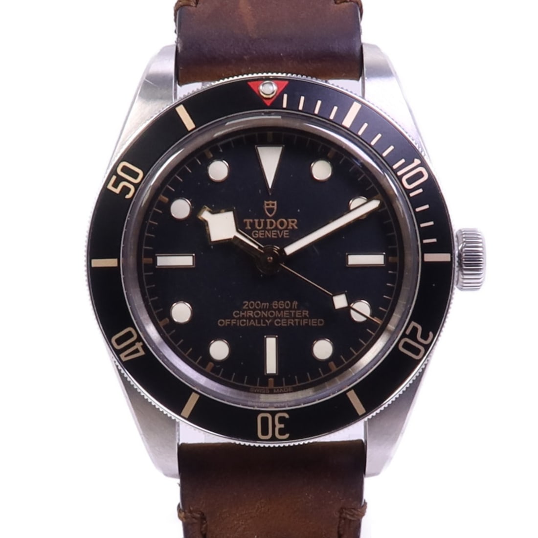 TUDOR Black Bay 58 Stainless Steel Automatic Black Dial Watch: TUDOR Black Bay 58 Stainless Steel Automatic Black Dial Watch This TUDOR Black Bay 58 79030N is a sophisticated men's wristwatch featuring a stainless steel case and band. It is equipped with automati