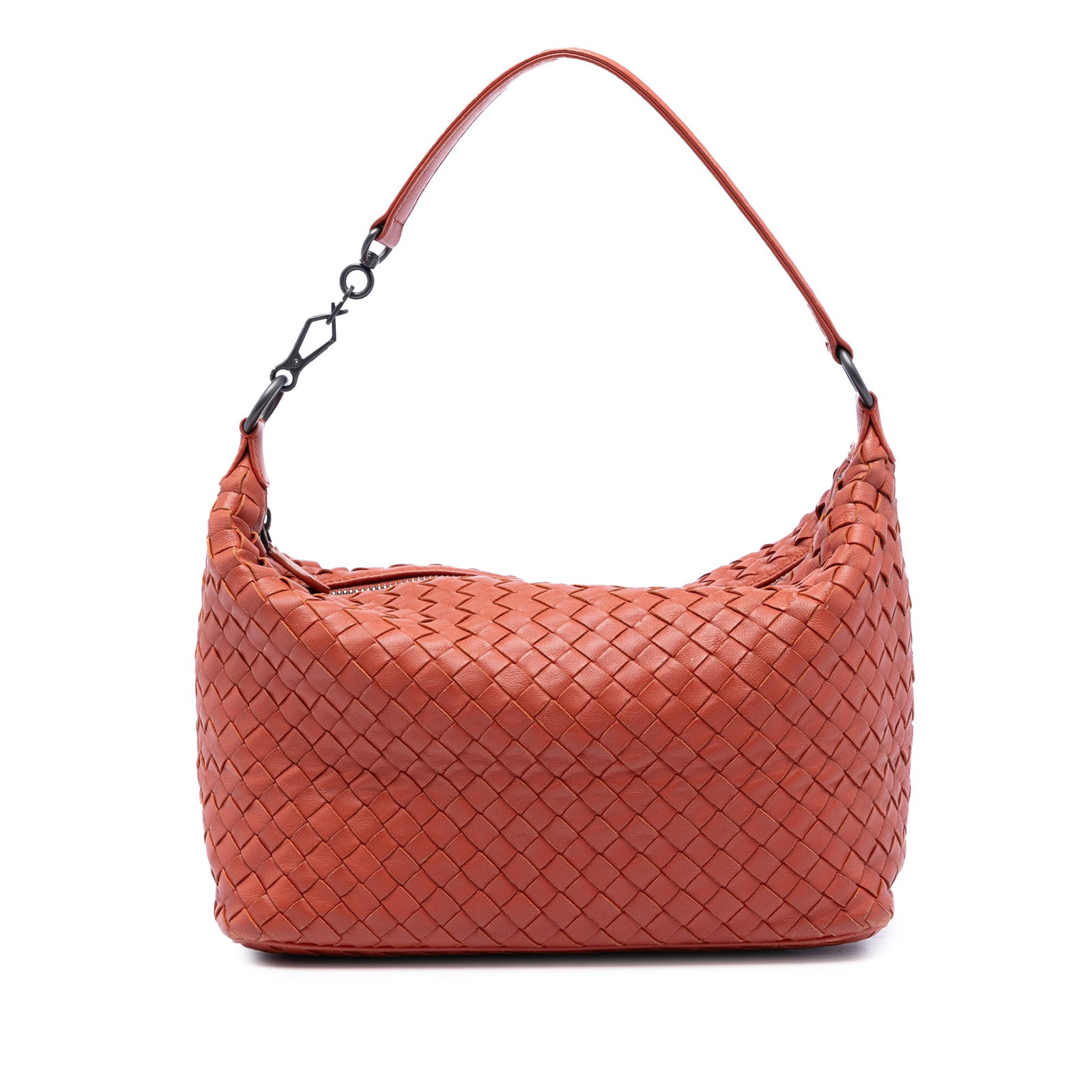 Bottega Veneta woven nappa leather shoulder bag: Bottega Veneta woven nappa leather shoulder bag This Bottega Veneta Nappa Intrecciato Shoulder Bag features the brand's signature woven nappa leather design, complemented by a flat shoulder strap and 