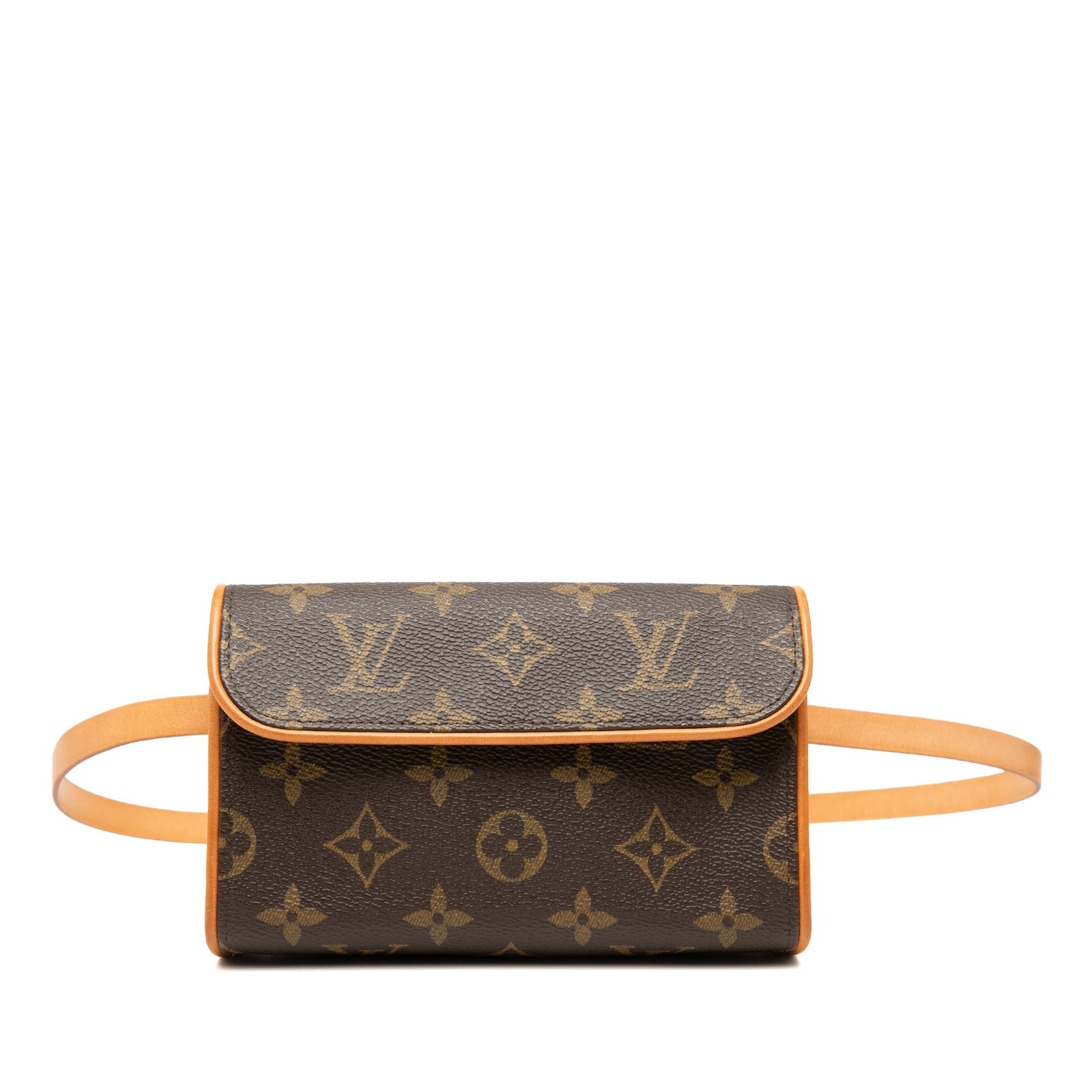 Louis Vuitton Monogram Canvas Belt Bag Pochette Florentine: Louis Vuitton Monogram Canvas Belt Bag Pochette Florentine This Louis Vuitton Monogram Pochette Florentine features the iconic monogram canvas body complemented by vachetta leather trim. The bag is de