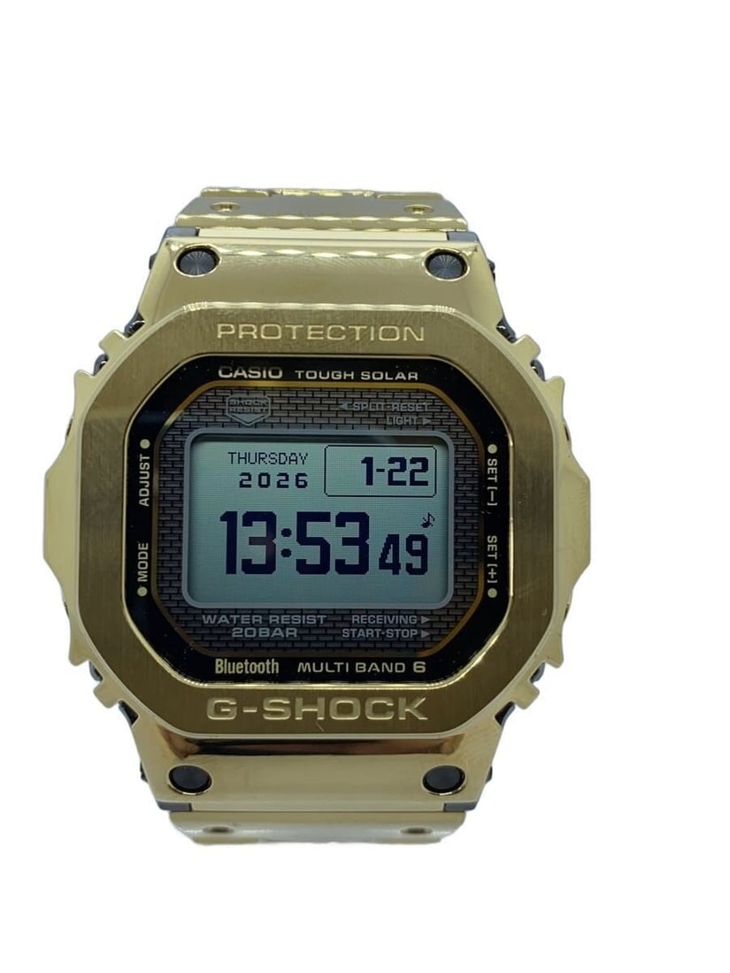 Casio G Shock Full Metal GMW BZ5000GD 9JF Wristwatch: Casio G Shock Full Metal GMW BZ5000GD 9JF Wristwatch This Casio G-SHOCK Full Metal GMW-BZ5000GD-9JF is a men's wristwatch crafted in Japan. It features a robust full metal construction and is designed