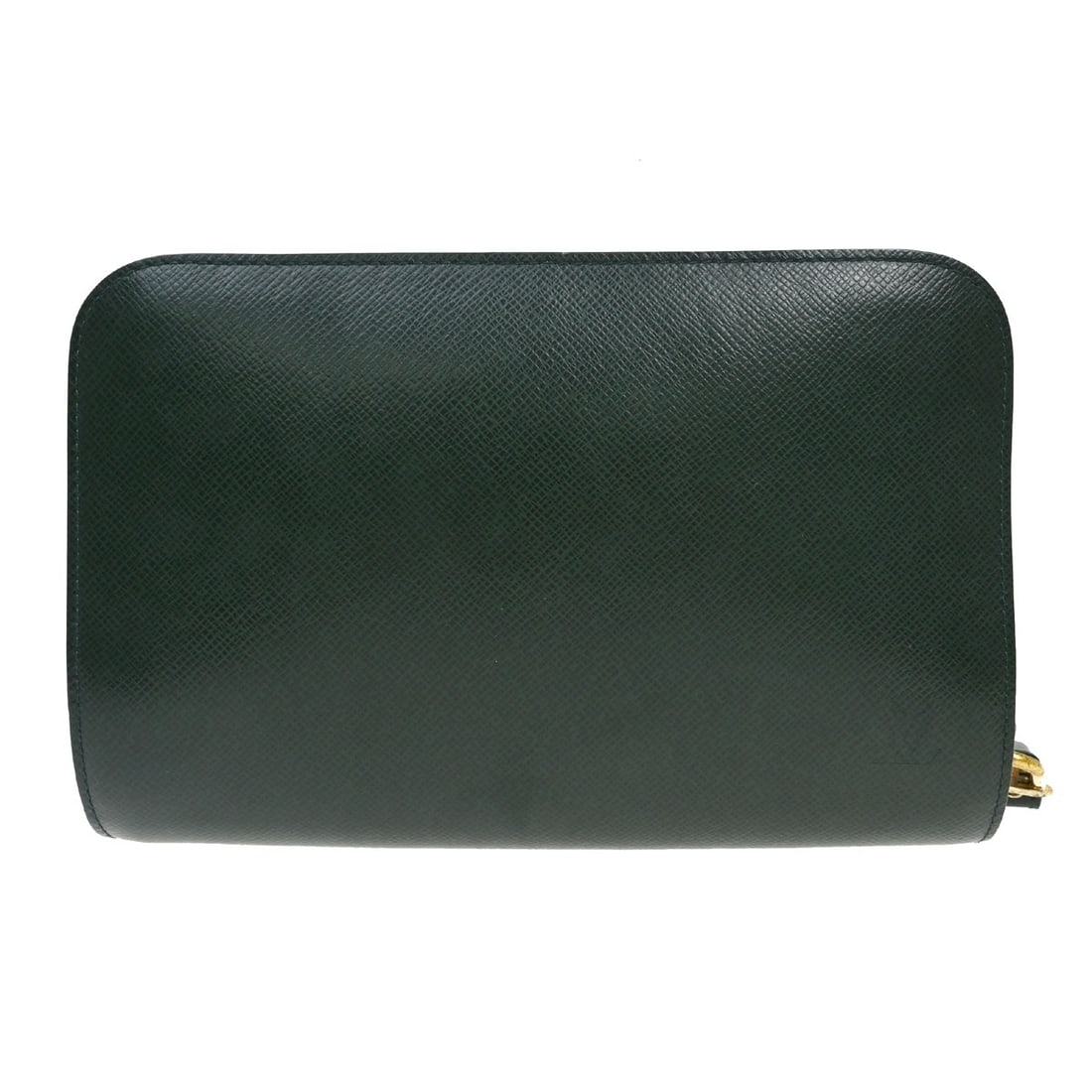 Louis Vuitton Taiga Baikal Green Leather Clutch Bag: Louis Vuitton Taiga Baikal Green Leather Clutch Bag This Louis Vuitton Baikal clutch bag features the signature green Taiga leather exterior and a compact, small silhouette. Designed for women, it inc