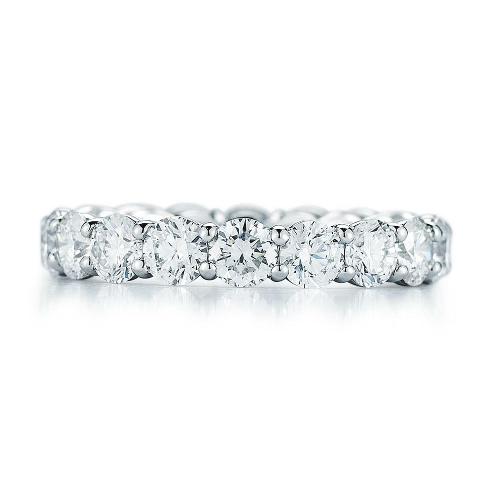 Rachel Koen Platinum 4.50 cttw Round Cut Diamond Eternity Ring (1 of 2)
