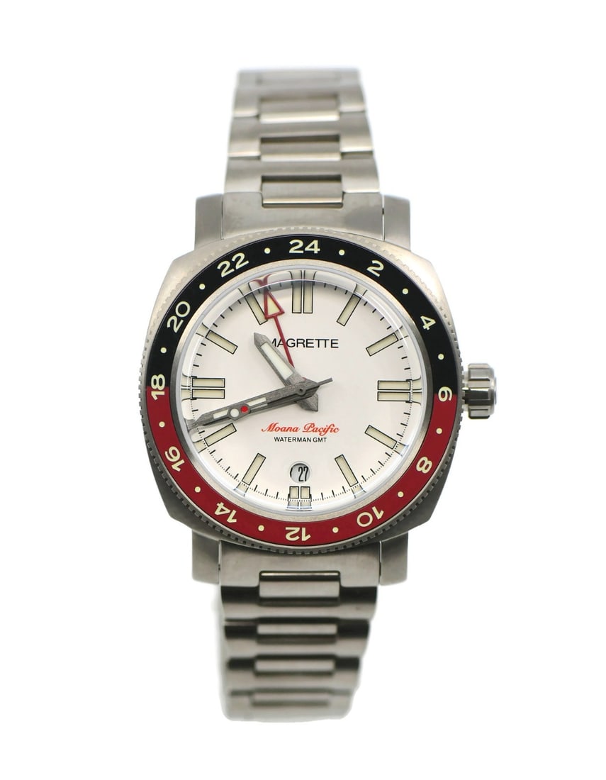 Magrette Waterman GMT Titanium Men's Wristwatch With Box And Papers (1 of 6)