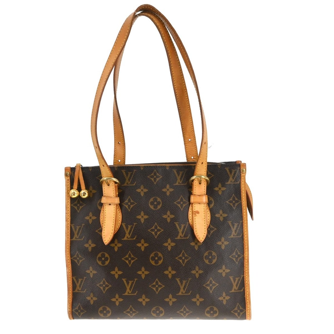 Louis Vuitton Popincourt Haut Monogram Canvas Tote Bag: Louis Vuitton Popincourt Haut Monogram Canvas Tote Bag This is a vintage Louis Vuitton Popincourt Haut tote handbag crafted from monogram canvas leather with a brown exterior. The bag features a zip c