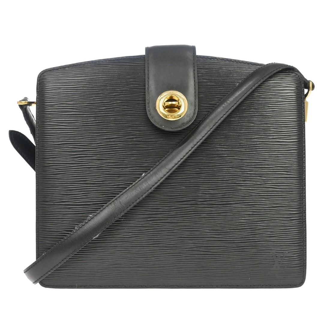 Louis Vuitton Capuchin black Epi leather shoulder bag: Louis Vuitton Capuchin black Epi leather shoulder bag This Louis Vuitton Capuchin shoulder bag features the distinctive Epi leather in classic black. Designed with a medium size, it includes a shoulde