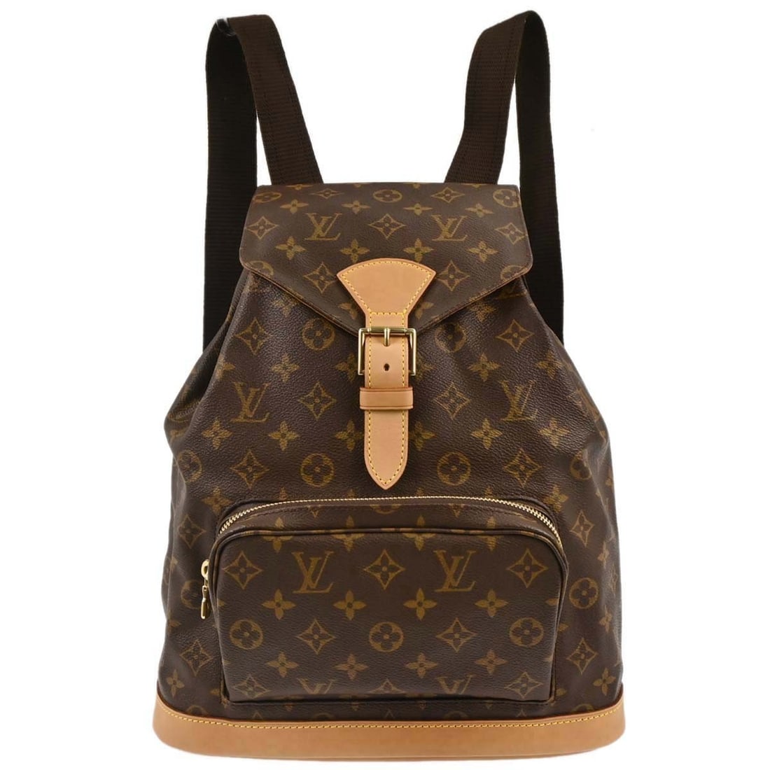 Louis Vuitton Montsouris GM Monogram Canvas Backpack: Louis Vuitton Montsouris GM Monogram Canvas Backpack This Louis Vuitton Montsouris GM Backpack features the iconic Monogram canvas with leather accents and a classic drawstring flap closure. Designed 
