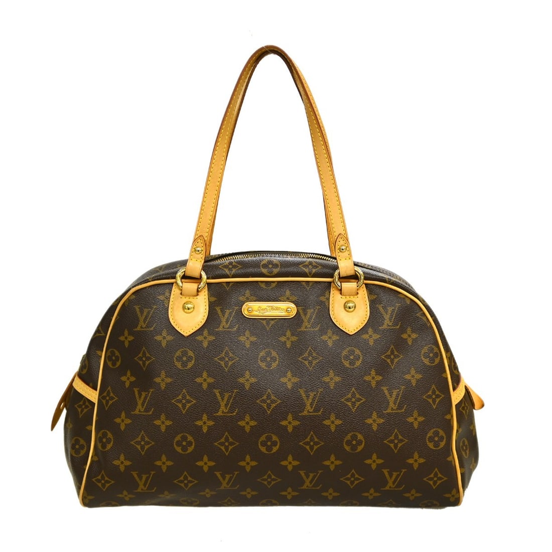 Louis Vuitton Monogram Montorgueil GM Large Shoulder Bag: Louis Vuitton Monogram Montorgueil GM Large Shoulder Bag This Louis Vuitton Montorgueil GM shoulder bag features the iconic Monogram canvas with leather trim. It offers a spacious interior and a secur