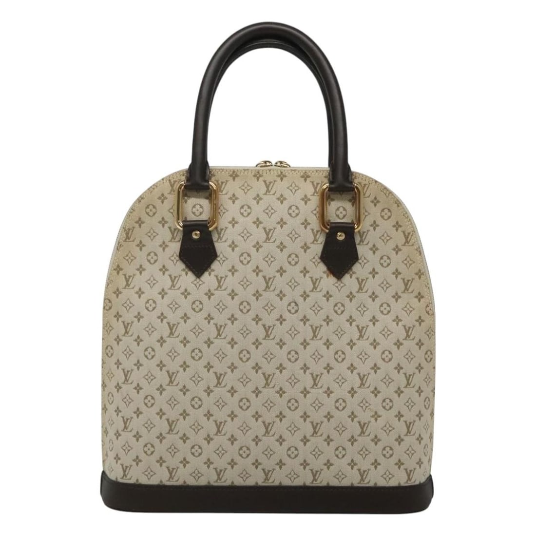 Louis Vuitton Alma Mini Lin Canvas Khaki Handbag (1 of 18)
