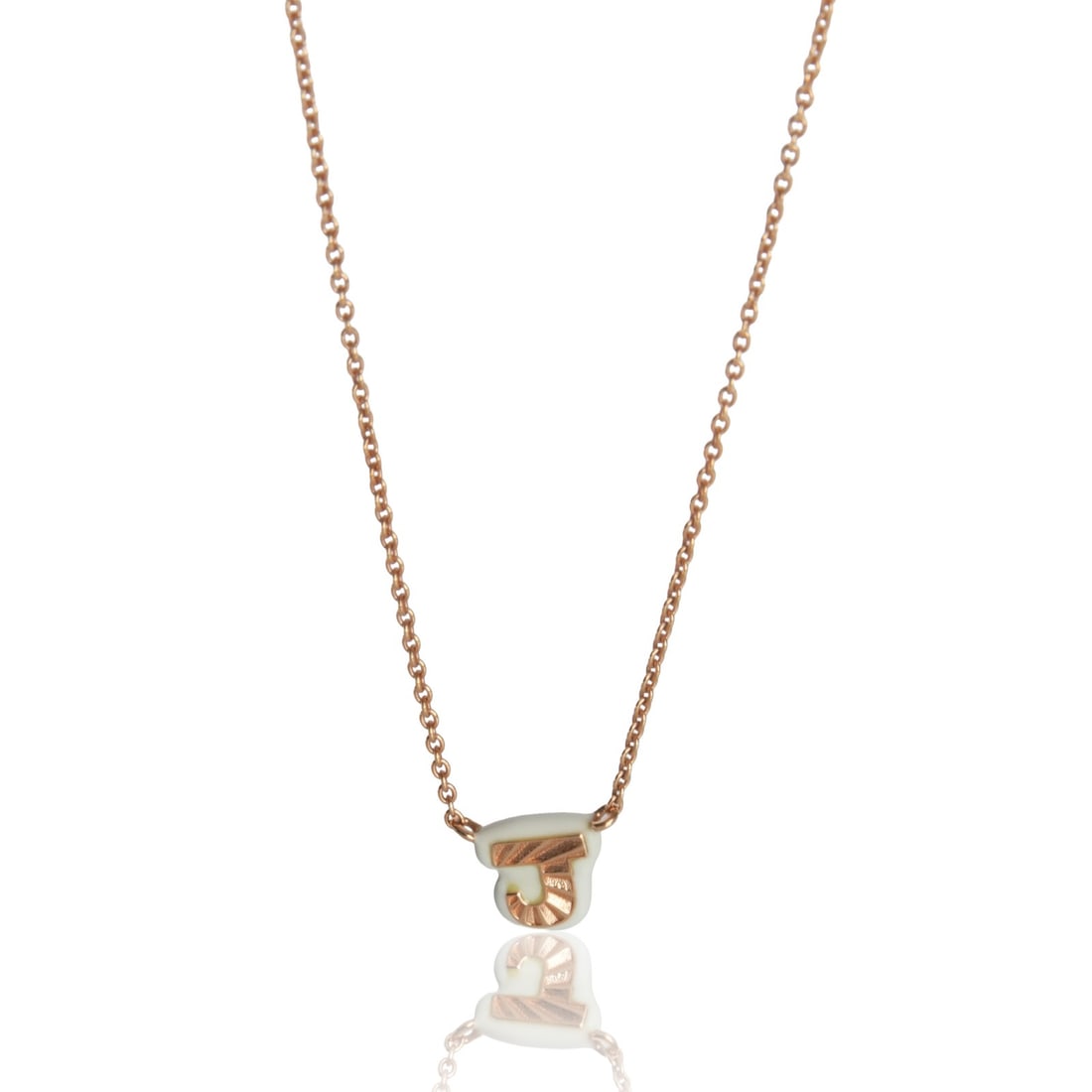14K Rose Gold Women's Pendant Without Stones: 14K Rose Gold Women's Pendant Without Stones This women's rose gold pendant features a sleek and elegant design crafted from 14K rose gold. The pendant does not include any stones and comes with an 18