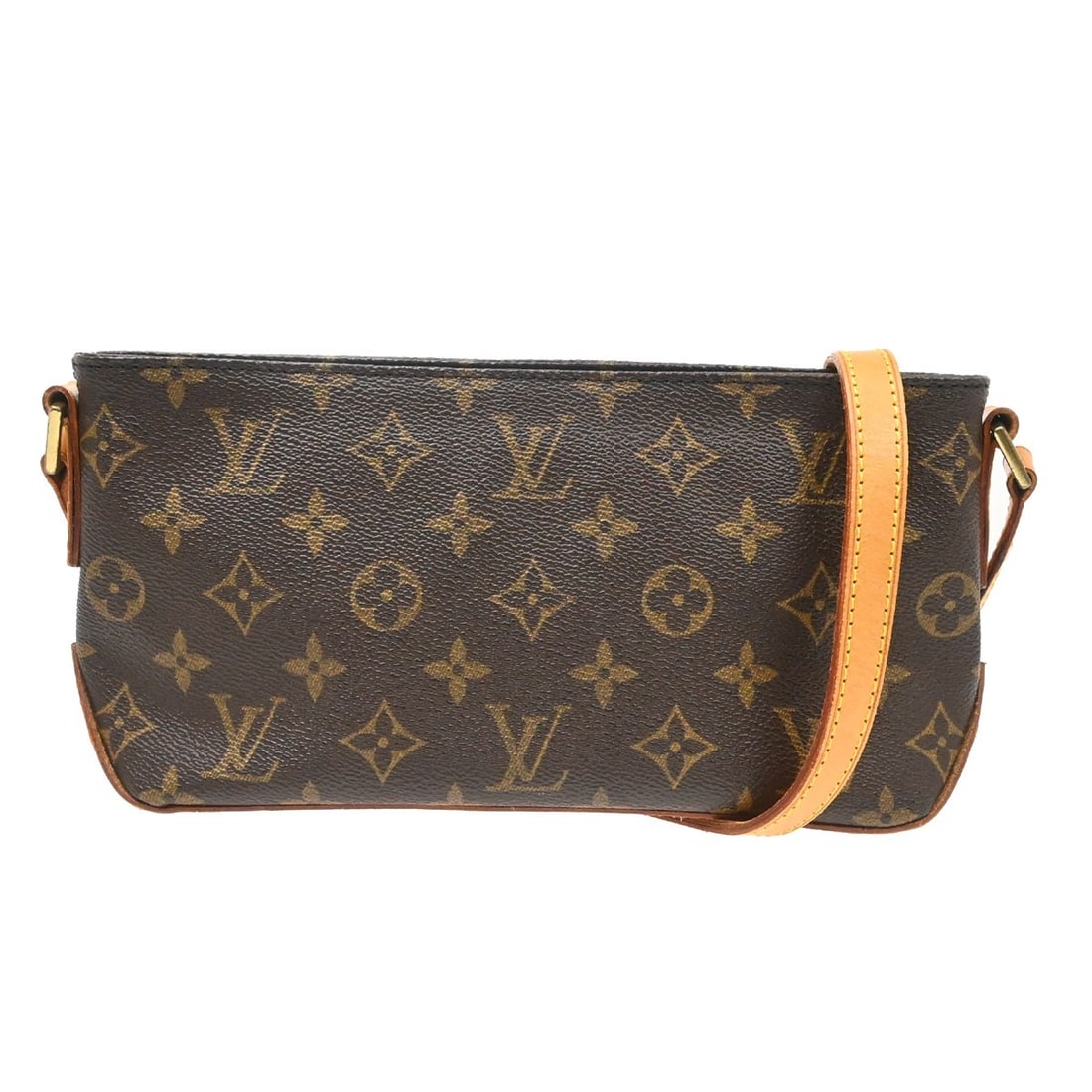 Louis Vuitton Monogram Trotteur Crossbody Bag M51240: Louis Vuitton Monogram Trotteur Crossbody Bag M51240 This Louis Vuitton Trotteur shoulder bag features the iconic Monogram canvas with leather accents and an adjustable leather strap for versatile cro