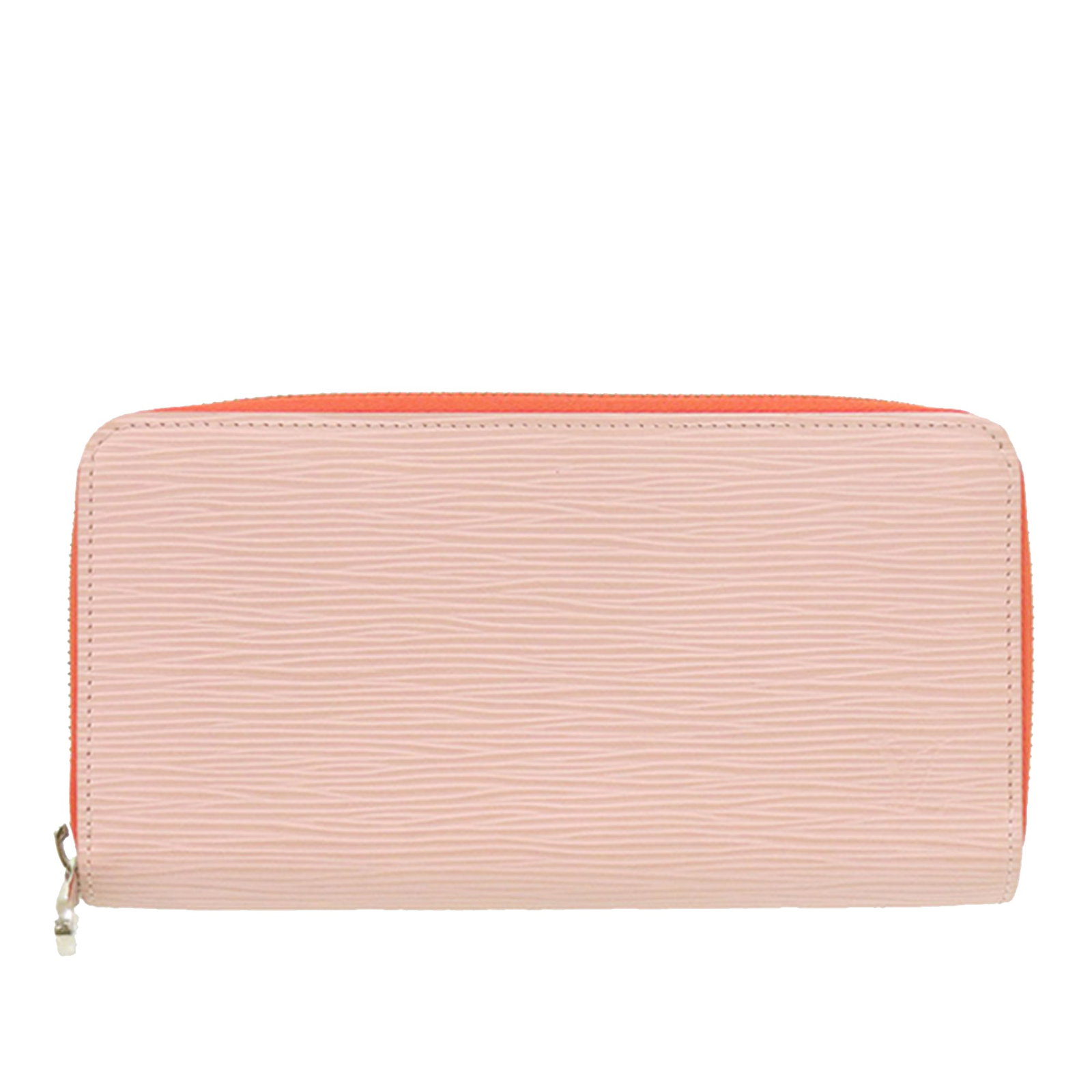 Louis Vuitton Pink Epi Leather Zip Wallet: Louis Vuitton Pink Epi Leather Zip Wallet This Louis Vuitton Epi Zippy Long Wallet is crafted from epi leather in a pink hue and features a zip-around closure. The interior is designed with both zip a