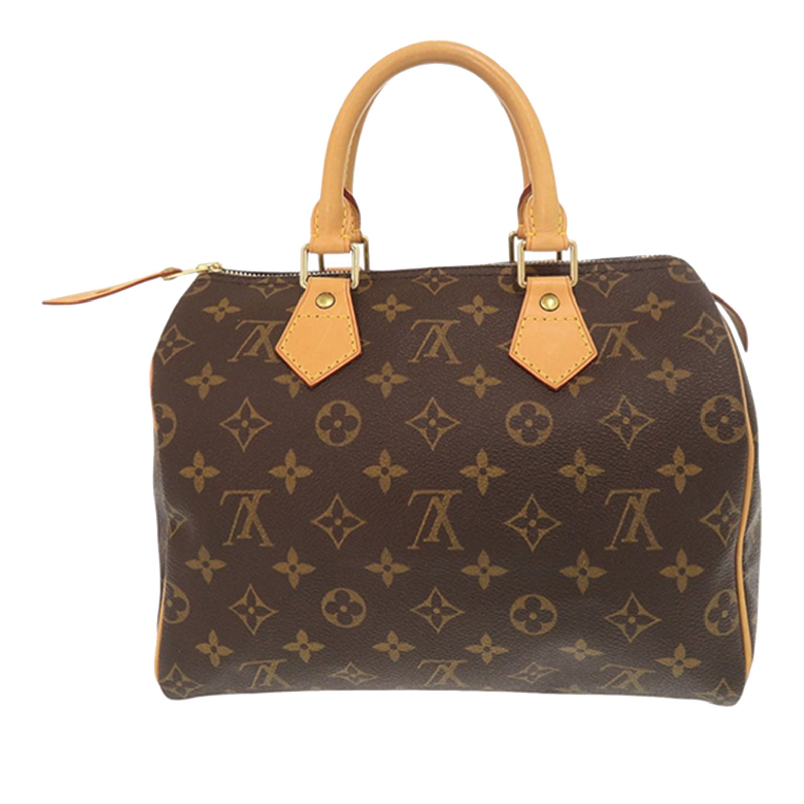 Louis Vuitton Speedy 25 Monogram Canvas Handbag: Louis Vuitton Speedy 25 Monogram Canvas Handbag The Louis Vuitton Monogram Speedy 25 is crafted from signature monogram canvas and features rolled leather handles, a secure top zip closure, and an int