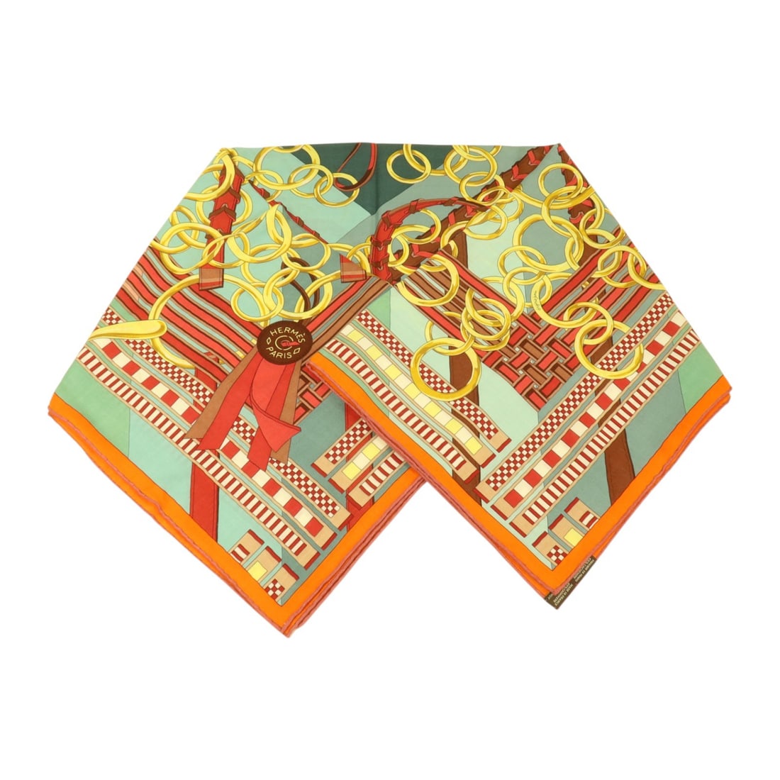 Hermes cashmere silk scarf 140x140cm red green multicolor: Hermes cashmere silk scarf 140x140cm red green multicolor This Hermes scarf is crafted from luxurious cashmere and features a striking red color with green and multicolor accents. Designed in a classi