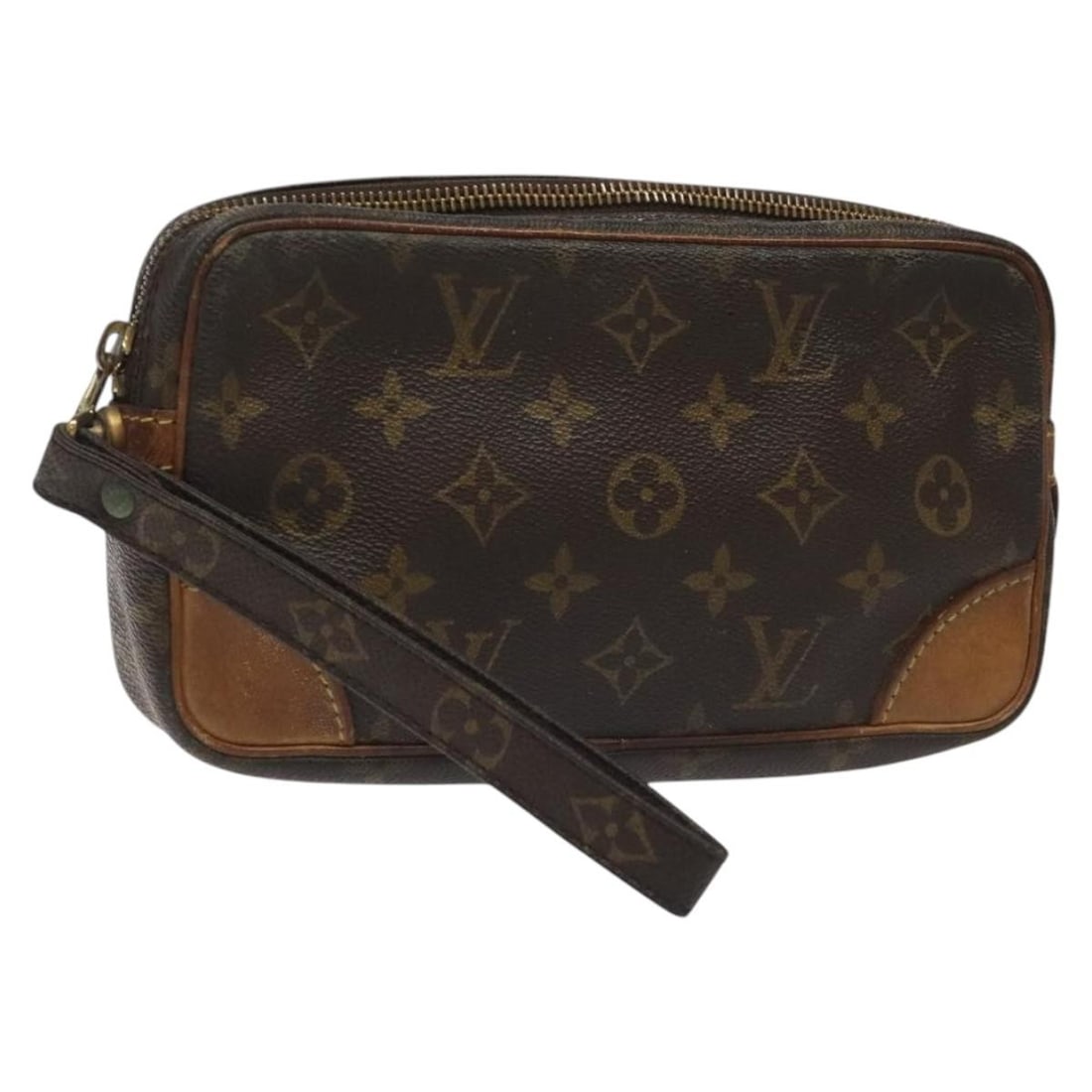 Louis Vuitton Monogram Canvas Marly Dragonne PM Women's Clutch Bag M51827: Louis Vuitton Monogram Canvas Marly Dragonne PM Women's Clutch Bag M51827 This Louis Vuitton Monogram Marly Dragonne PM Clutch Bag features the iconic monogram canvas exterior and is designed for wome