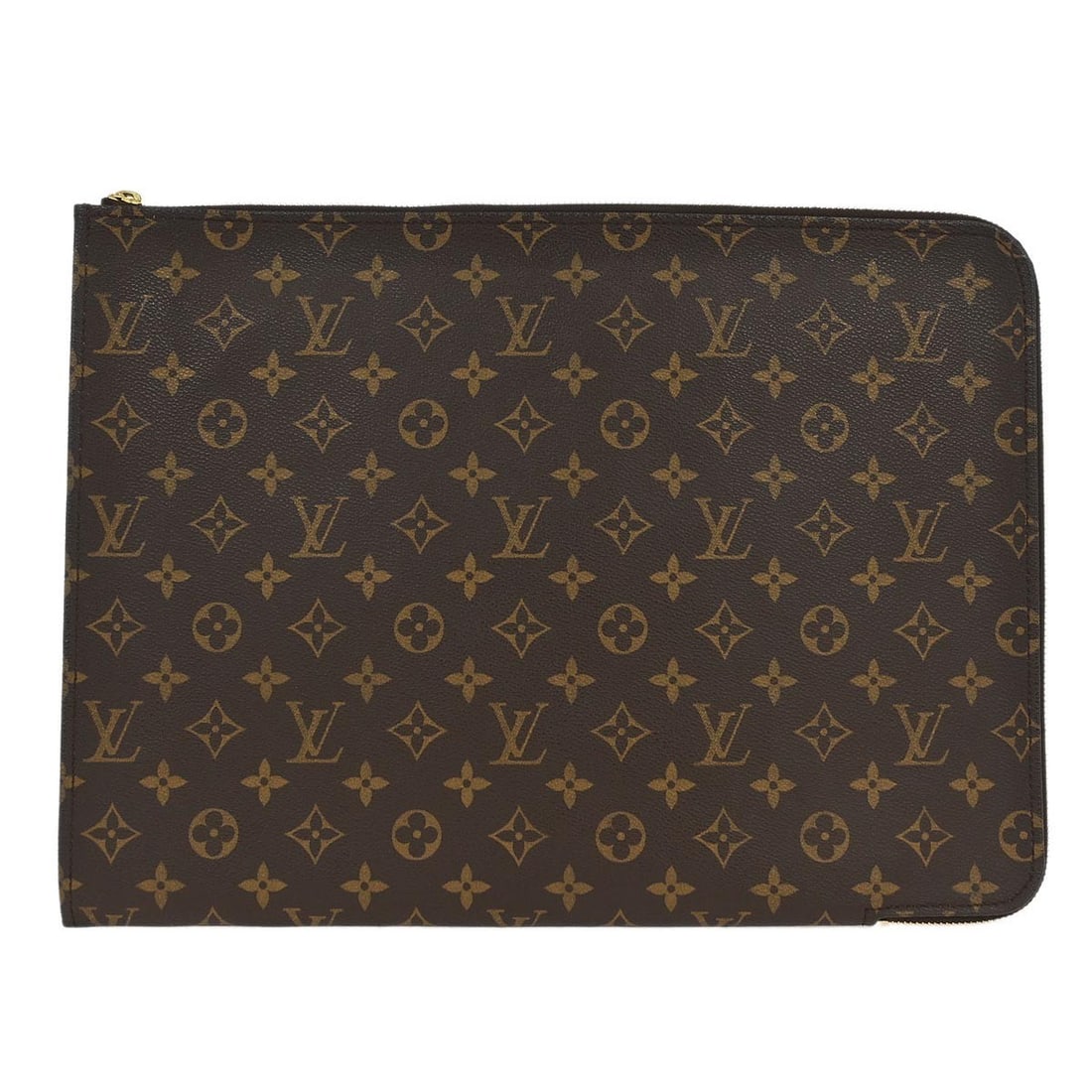 Louis Vuitton Poche Documents 38 Monogram Canvas Briefcase: Louis Vuitton Poche Documents 38 Monogram Canvas Briefcase This Louis Vuitton Monogram Poche Documents business bag features the iconic monogram canvas exterior with leather lining. Designed in a larg