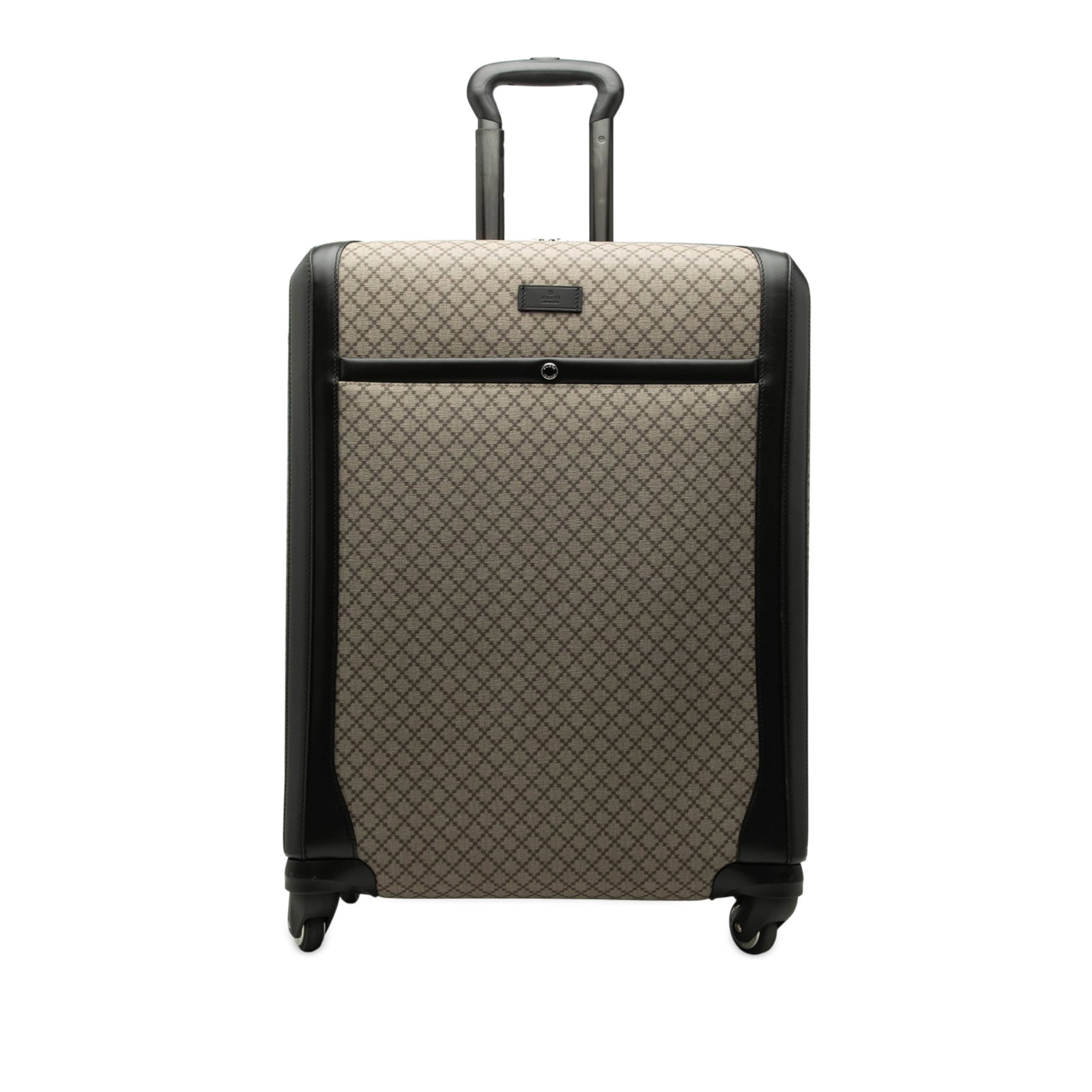Gucci Diamante trolley bag coated canvas leather trim (1 of 9)