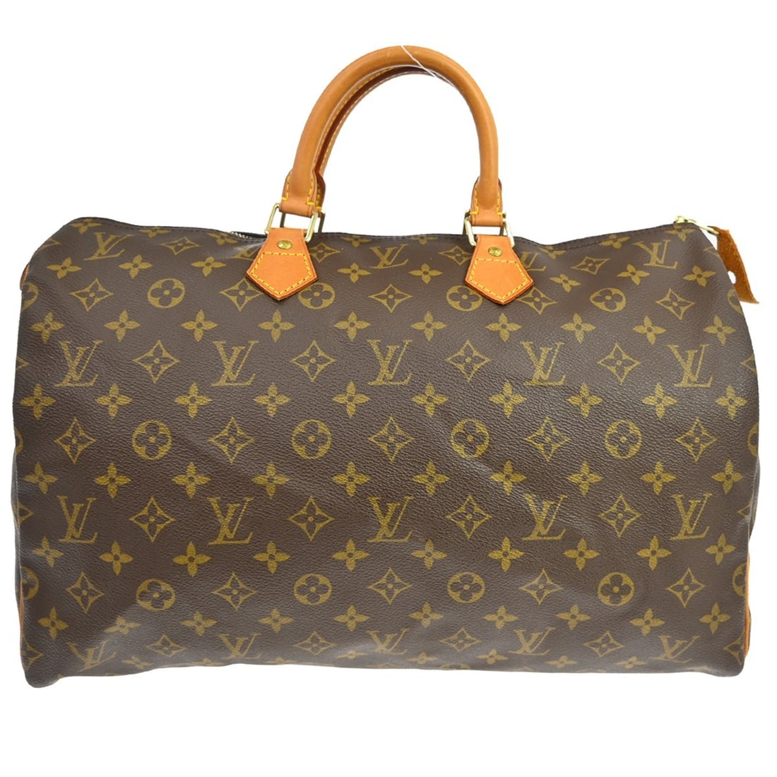 Louis Vuitton Speedy Brown Canvas Tote 40cm x 26cm x 19cm: Louis Vuitton Speedy Brown Canvas Tote 40cm x 26cm x 19cm This Louis Vuitton Speedy Handbag features the iconic monogram canvas in brown. Designed for women, it is crafted in France and showcases clas