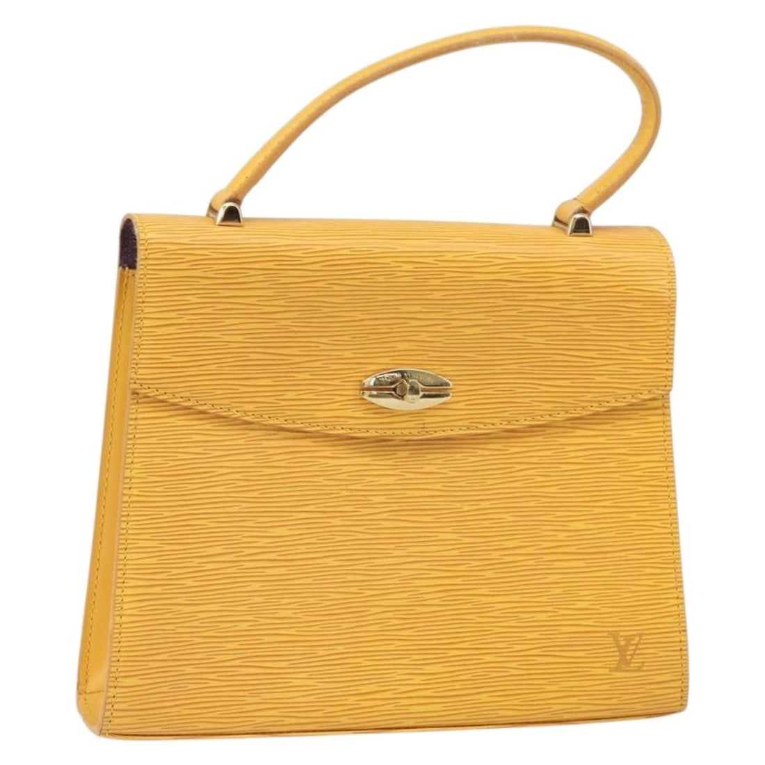 Louis Vuitton Epi Leather Malesherbes Tassili Yellow M52379 Handbag: Louis Vuitton Epi Leather Malesherbes Tassili Yellow M52379 Handbag This Louis Vuitton Epi Malesherbes handbag features durable Epi leather in Tassili Yellow (Jonne) and is crafted in France. The bag 