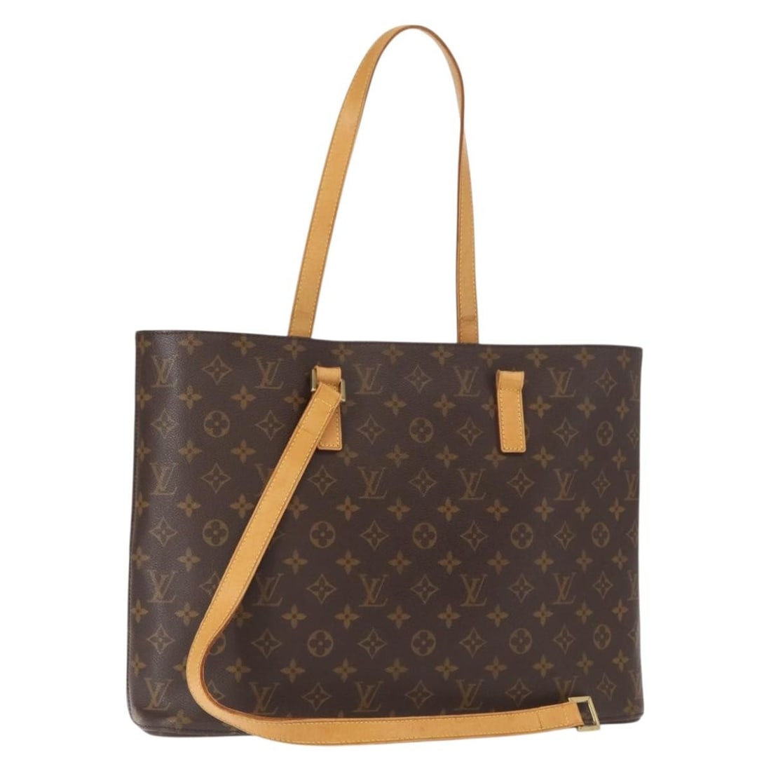LOUIS VUITTON Monogram Luco Tote Bag M51155 Auth France: LOUIS VUITTON Monogram Luco Tote Bag M51155 Auth France The LOUIS VUITTON Monogram Luco Tote Bag is a stylish and iconic accessory crafted from durable Monogram Canvas. This tote bag, made in France, 