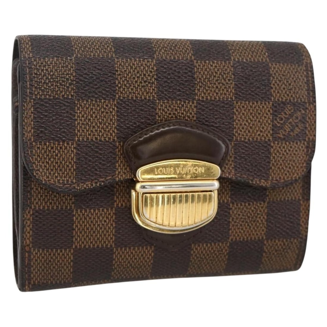 Damier Ebene Canvas Portefeuille Joy Bifold Wallet for Women N60034: Damier Ebene Canvas Portefeuille Joy Bifold Wallet for Women N60034 This Louis Vuitton Damier Ebene Portefeuille Joy bifold wallet is crafted from signature Damier Ebene canvas and features a compact,