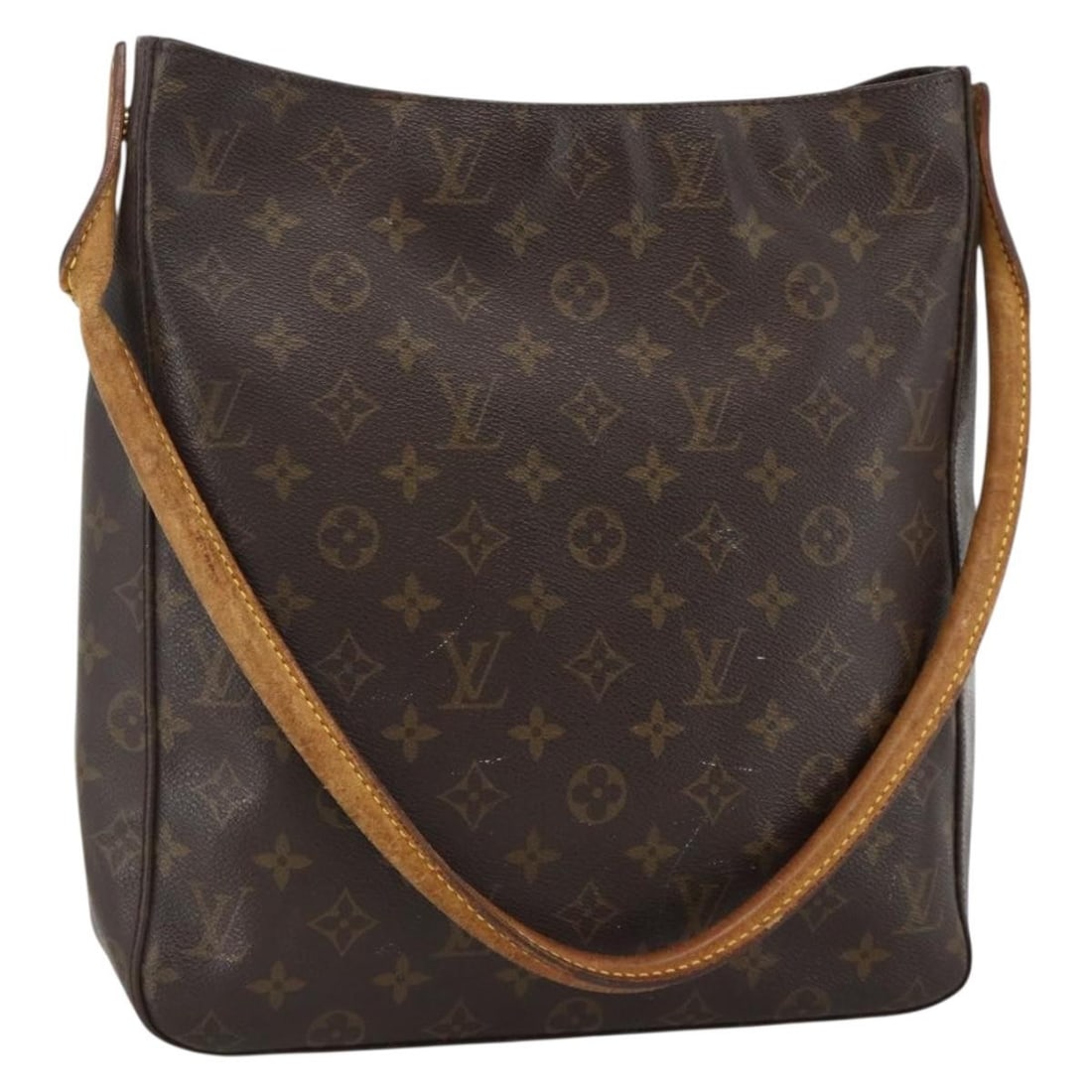 Louis Vuitton Looping GM Monogram Canvas Shoulder Bag M51145 Spain: Louis Vuitton Looping GM Monogram Canvas Shoulder Bag M51145 Spain This Louis Vuitton Monogram Looping GM Shoulder Bag is crafted from signature monogram canvas and features a spacious interior, makin
