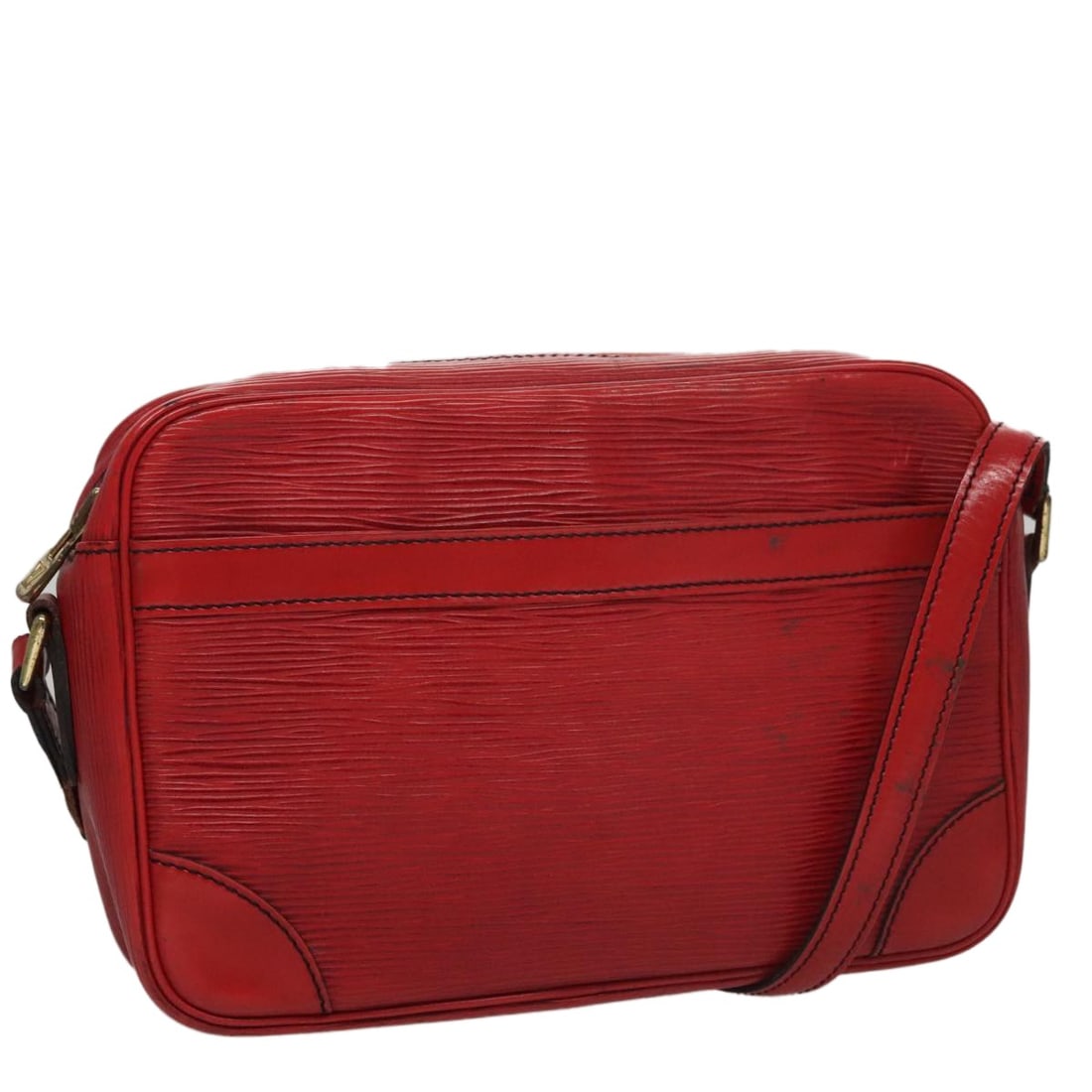 Red Epi Leather Trocadero 23 Shoulder Bag by Louis Vuitton M52307: Red Epi Leather Trocadero 23 Shoulder Bag by Louis Vuitton M52307 This is a Louis Vuitton Epi Trocadero 23 shoulder bag in red, crafted from durable Epi leather. Designed for women, it features an adj