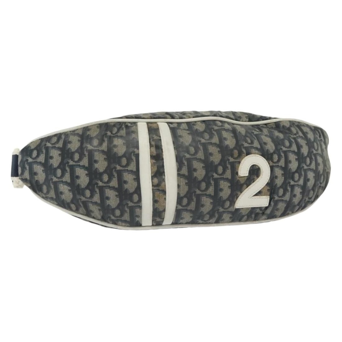 Christian Dior Trotter Nylon Waist Bag Navy Silver Spain: Christian Dior Trotter Nylon Waist Bag Navy Silver Spain This Christian Dior waist bag features the iconic Trotter canvas and durable nylon in a navy and silver color scheme. Designed for women, it of
