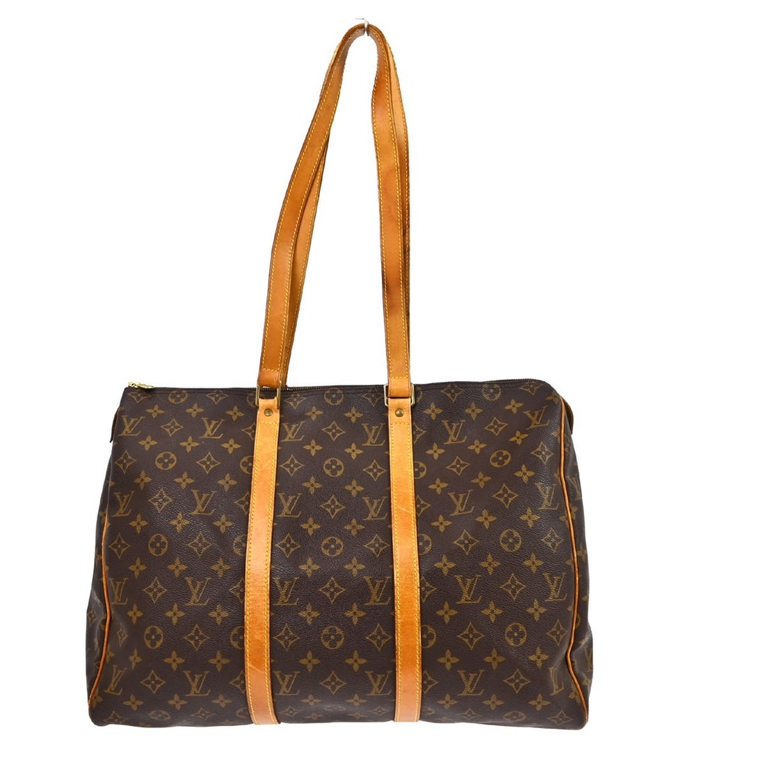 Louis Vuitton Flanerie Brown Canvas Tote: Louis Vuitton Flanerie Brown Canvas Tote This Louis Vuitton Flanerie handbag features the iconic monogram canvas in brown, designed for women. Made in France, it offers ample space with its generous d
