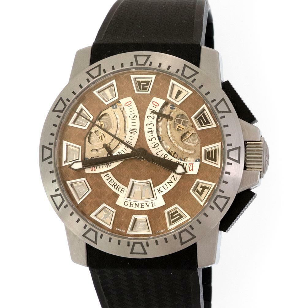 Pierre Kunz Spirit of Challenge G403 Sport Men's Watch Bronze Steel Swiss Automatic: Pierre Kunz Spirit of Challenge G403 Sport Men's Watch Bronze Steel Swiss Automatic Discover the elegance and functionality of the Pierre Kunz Spirit of Challenge G403 Sport Men's Watch, designed for 