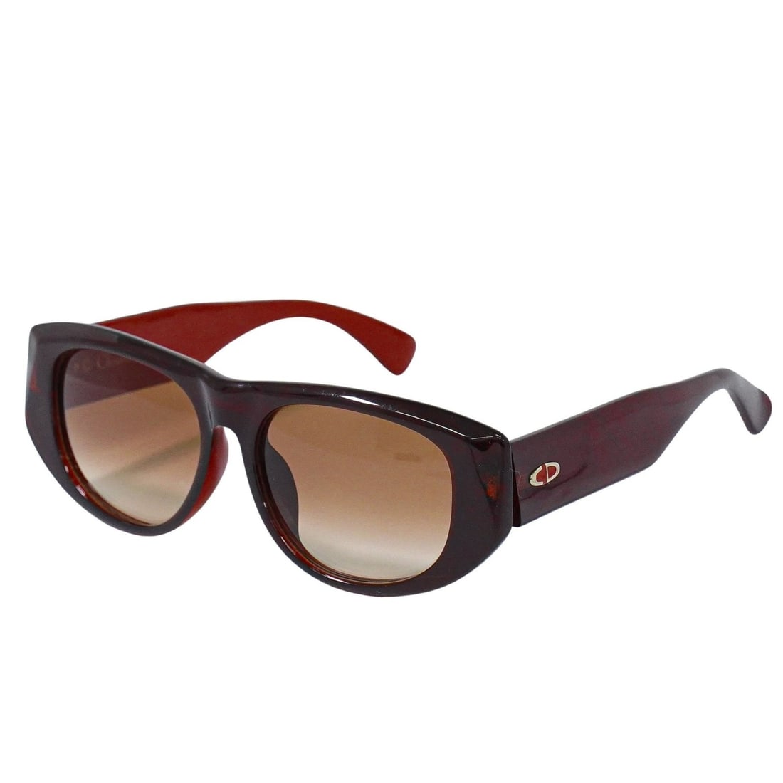 Christian Dior Red Plastic Logo CD Women's Sunglasses Made in Germany: Christian Dior Red Plastic Logo CD Women's Sunglasses Made in Germany These Christian Dior Logo CD sunglasses feature a bold red plastic frame and are designed for women. Made in Germany, this pre-own