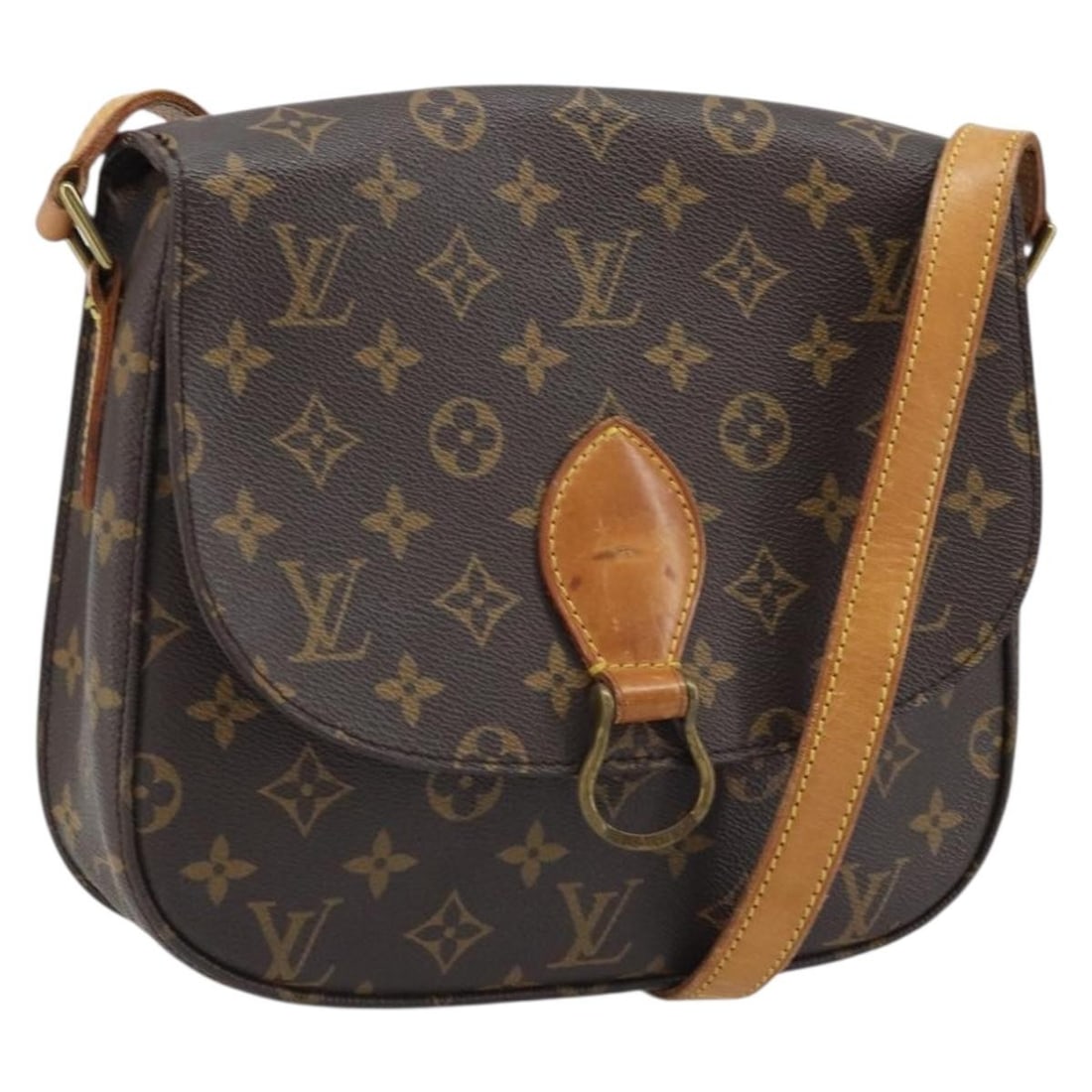 Saint Cloud GM Monogram Canvas Shoulder Bag by Louis Vuitton M51242: Saint Cloud GM Monogram Canvas Shoulder Bag by Louis Vuitton M51242 This Louis Vuitton Saint Cloud GM shoulder bag features the iconic monogram canvas exterior and is designed for women. It offers a c