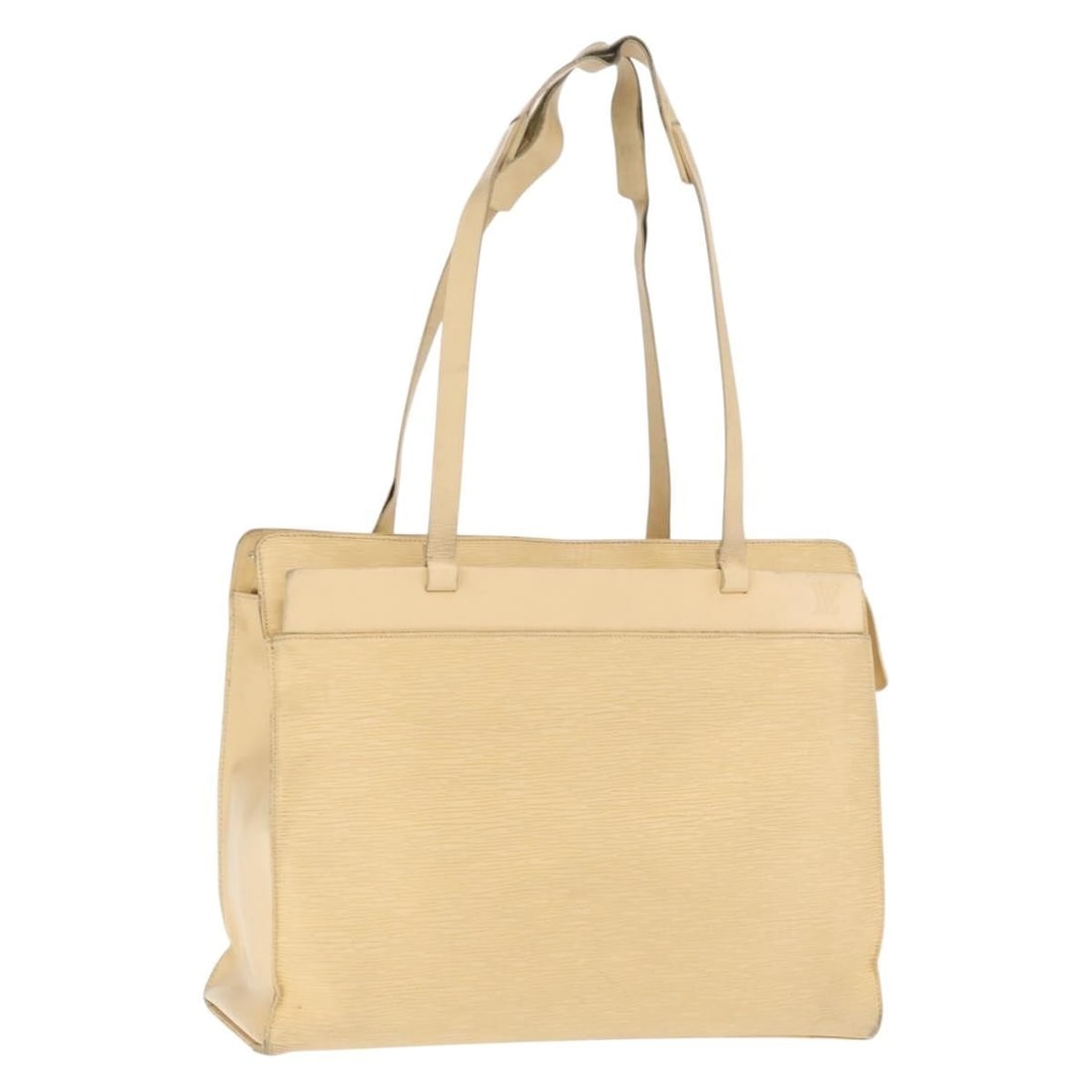 Louis Vuitton Epi Croisette GM Vanilla Leather Tote Bag M5250A Spain: Louis Vuitton Epi Croisette GM Vanilla Leather Tote Bag M5250A Spain This Louis Vuitton Epi Croisette GM Tote Bag in Vanilla features durable Epi leather with a spacious interior, making it ideal for 