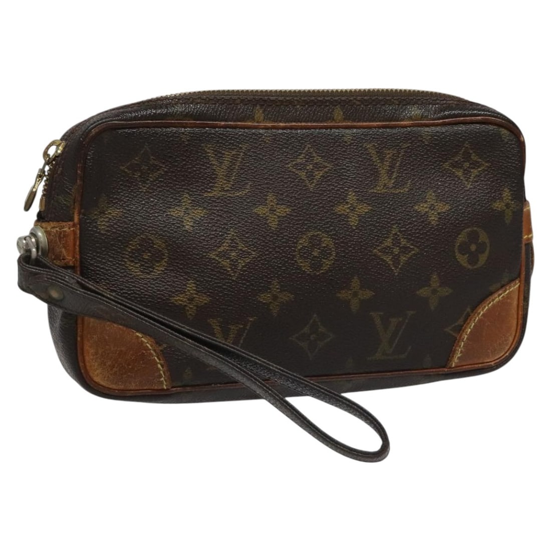 Louis Vuitton Marly Dragonne PM Monogram Canvas Clutch Bag M51827: Louis Vuitton Marly Dragonne PM Monogram Canvas Clutch Bag M51827 This Louis Vuitton Marly Dragonne PM clutch bag features the iconic Monogram canvas exterior and is designed for women. The bag is cra