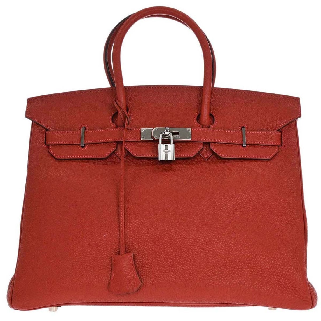 Hermes Birkin 35 Vermilion Togo leather top handle bag (1 of 18)