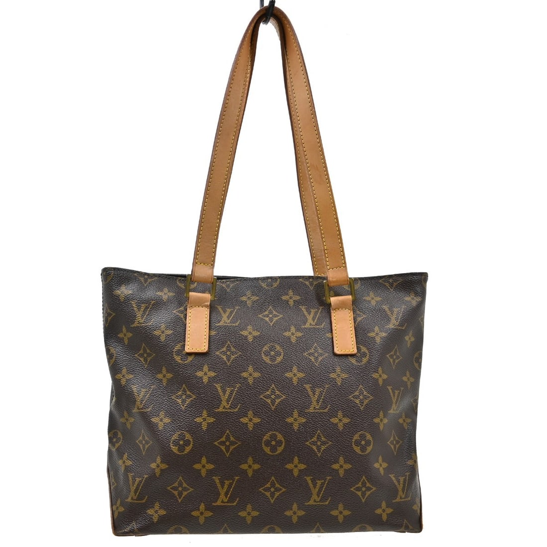 Louis Vuitton Monogram Cabas Piano Tote Bag: Louis Vuitton Monogram Cabas Piano Tote Bag This Louis Vuitton Cabas Piano tote bag features the iconic monogram canvas leather exterior and a medium-sized silhouette, making it ideal for casual occas
