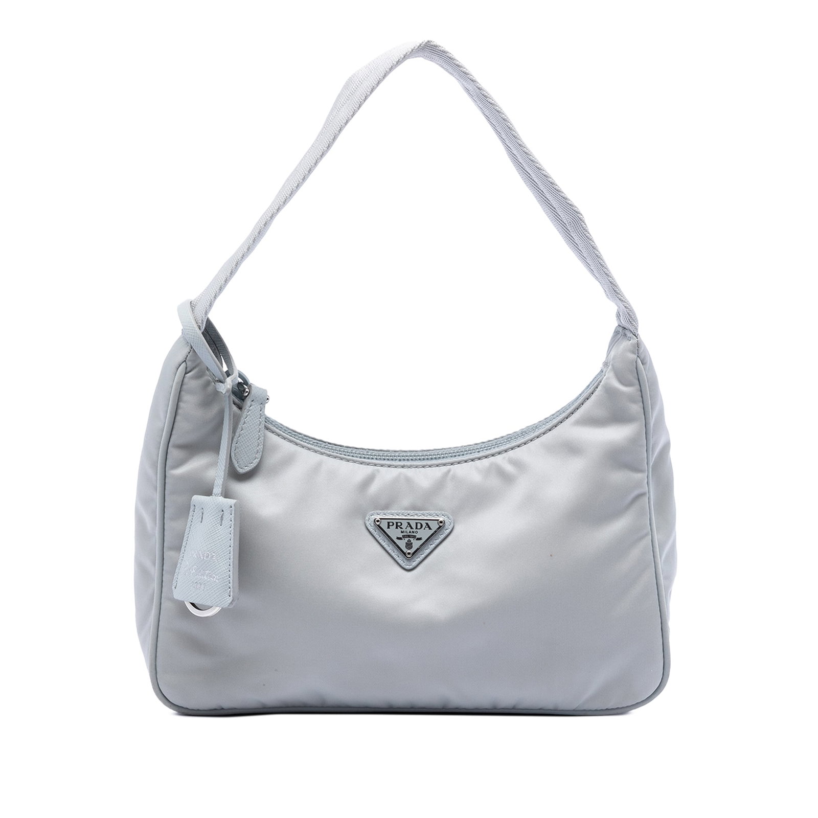 Prada Re Edition 2000 Mini Nylon Shoulder Bag Blue: Prada Re Edition 2000 Mini Nylon Shoulder Bag Blue This Prada Mini Re Nylon Re Edition 2000 Shoulder Bag features a blue nylon fabric body, a flat strap, and a top zip closure. Made in Italy, this com